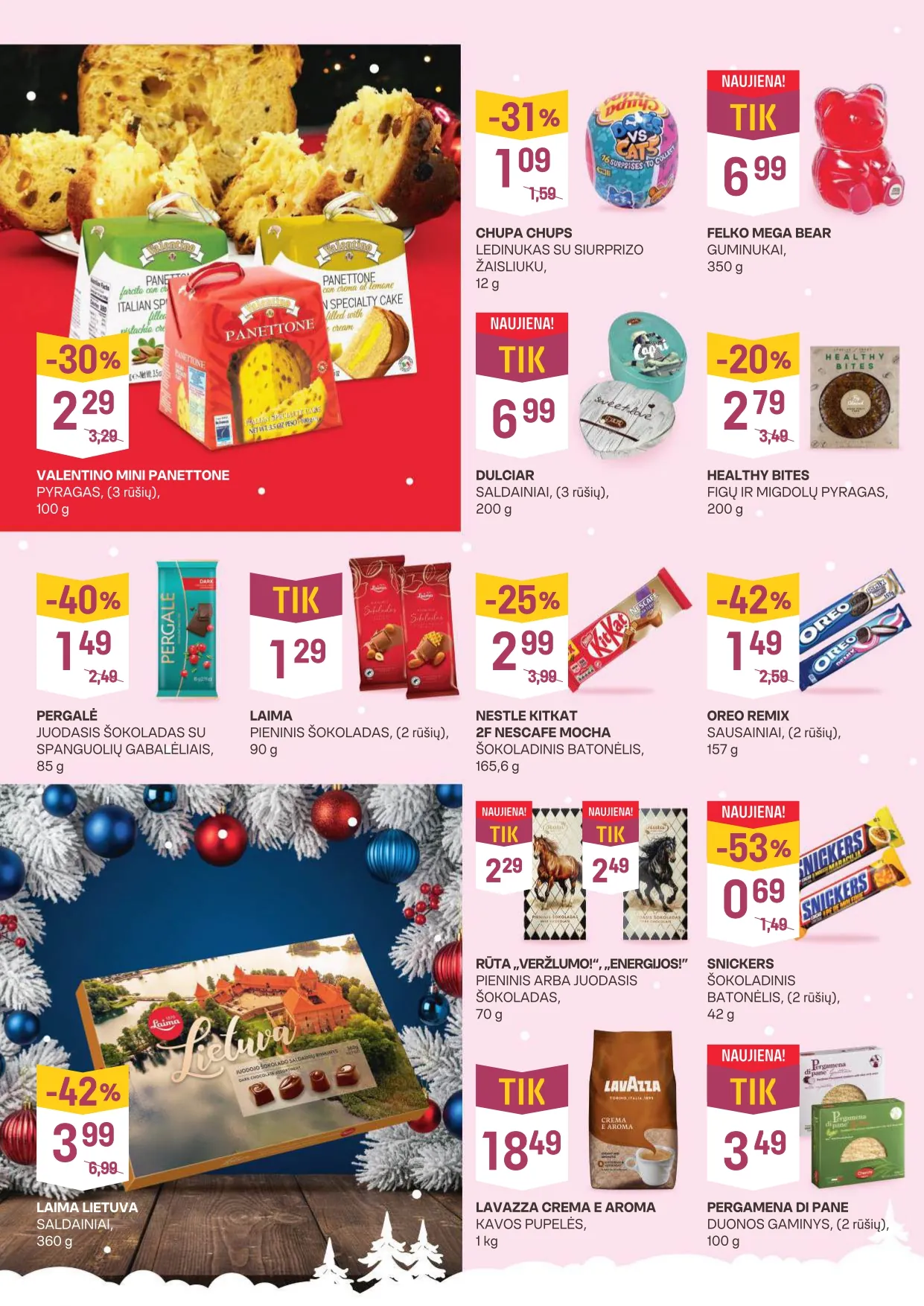 VYNOTEKA akcijų ir nuolaidų leidinys Nr. 26 nuo 2025.12.22 iki 2026.01.04 - 2