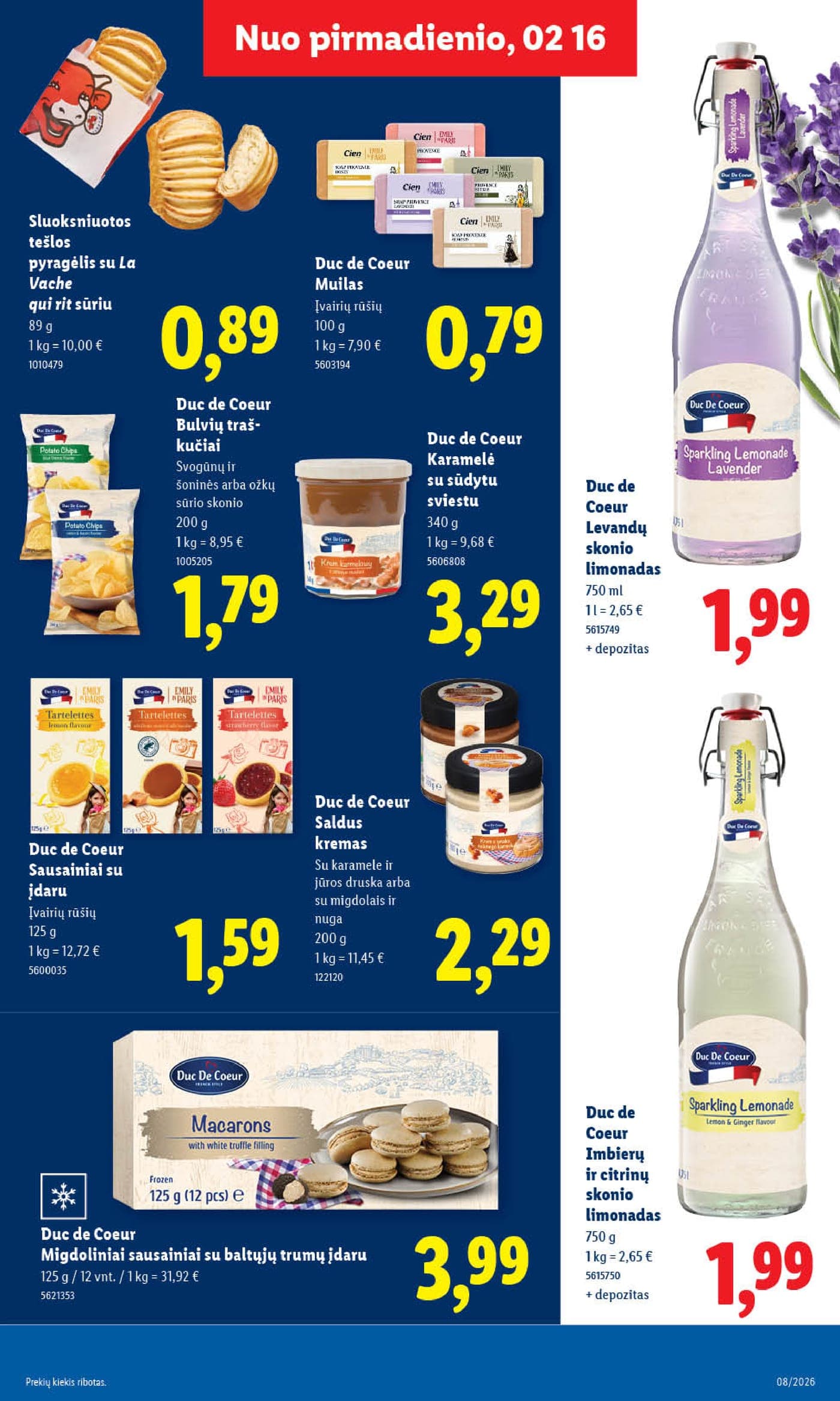 LIDL akcijų ir nuolaidų leidinys Nr. 8 nuo 2026.02.16 iki 2026.02.22 - 21