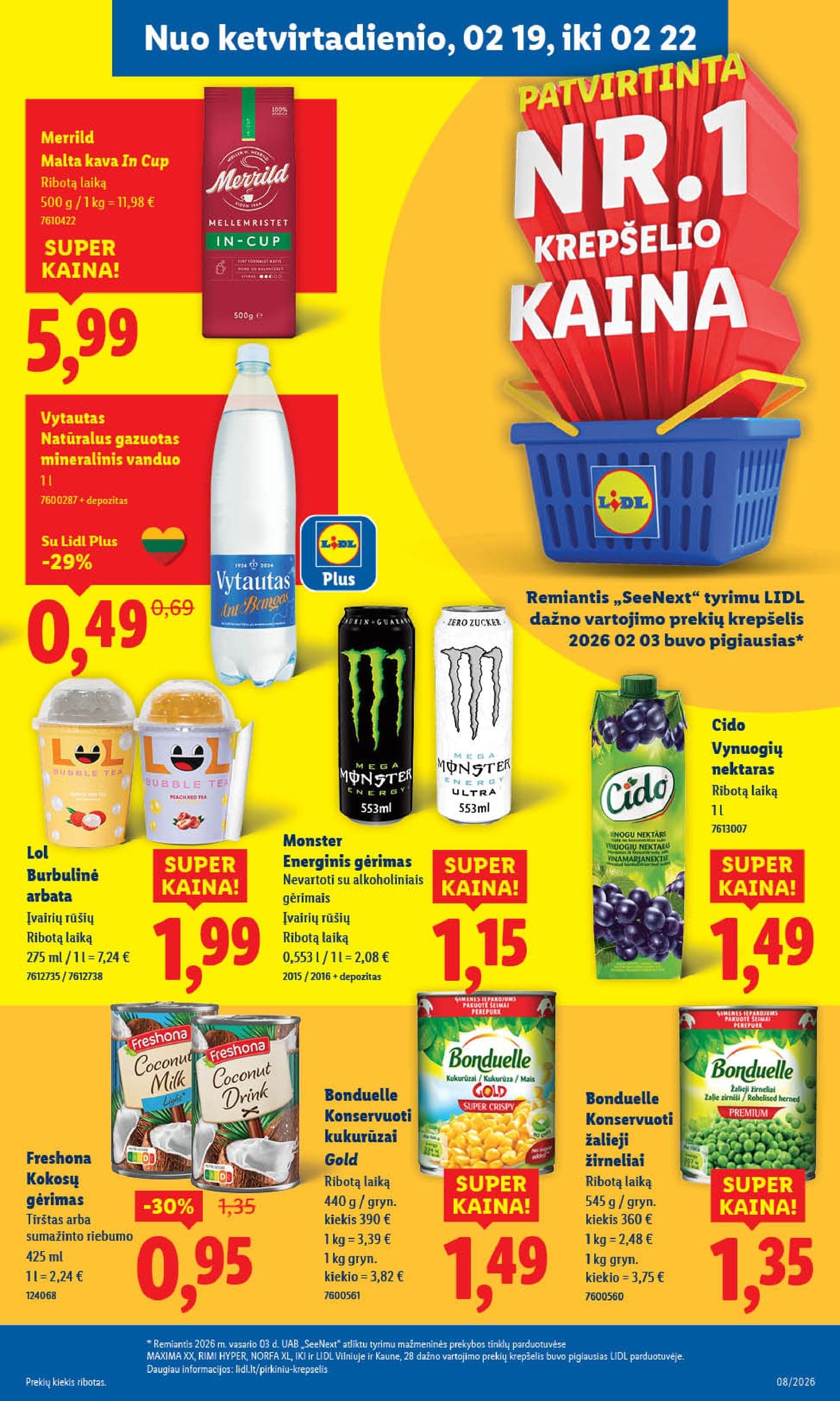 LIDL akcijų ir nuolaidų leidinys Nr. 8 nuo 2026.02.16 iki 2026.02.22 - 31
