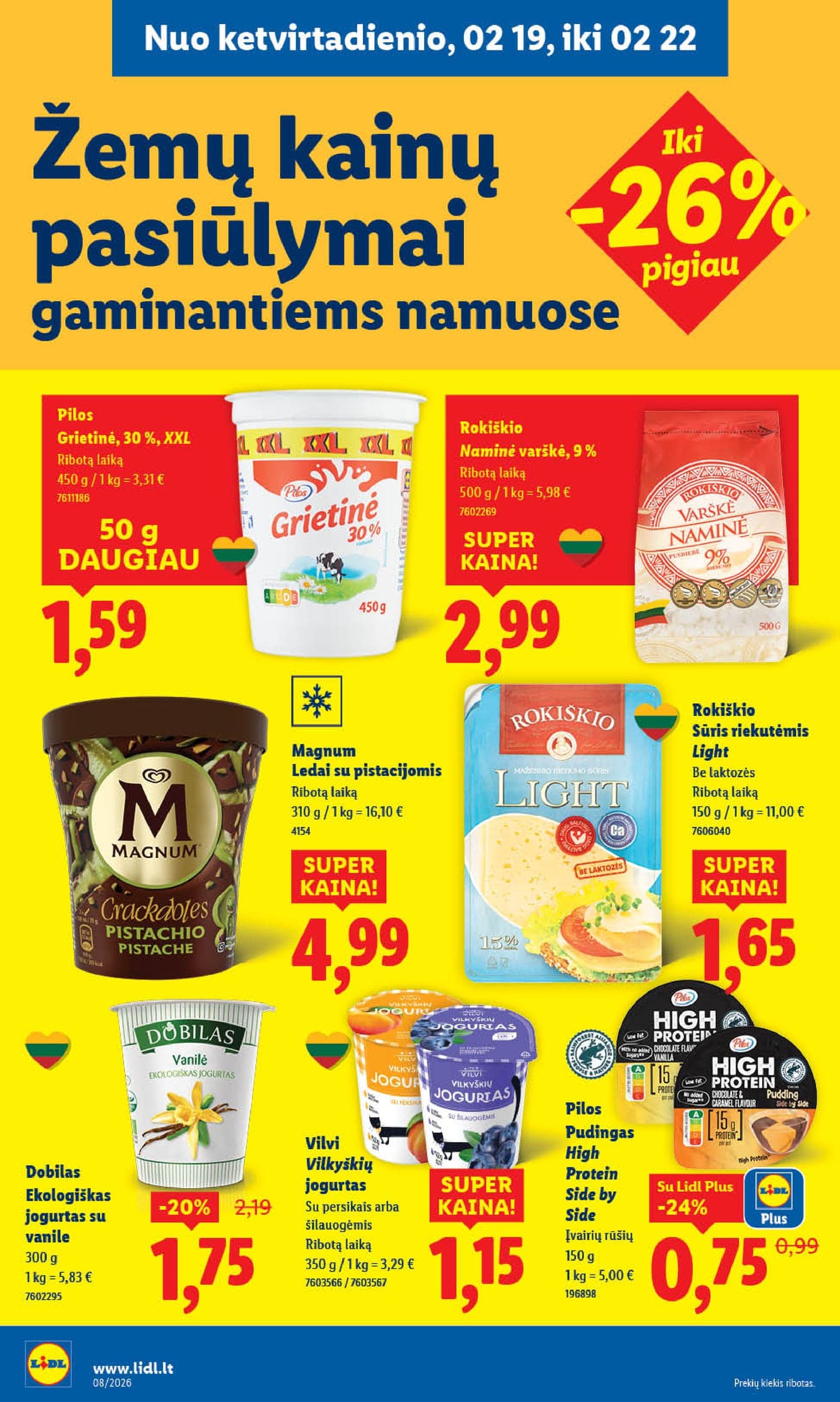LIDL akcijų ir nuolaidų leidinys Nr. 8 nuo 2026.02.16 iki 2026.02.22 - 32