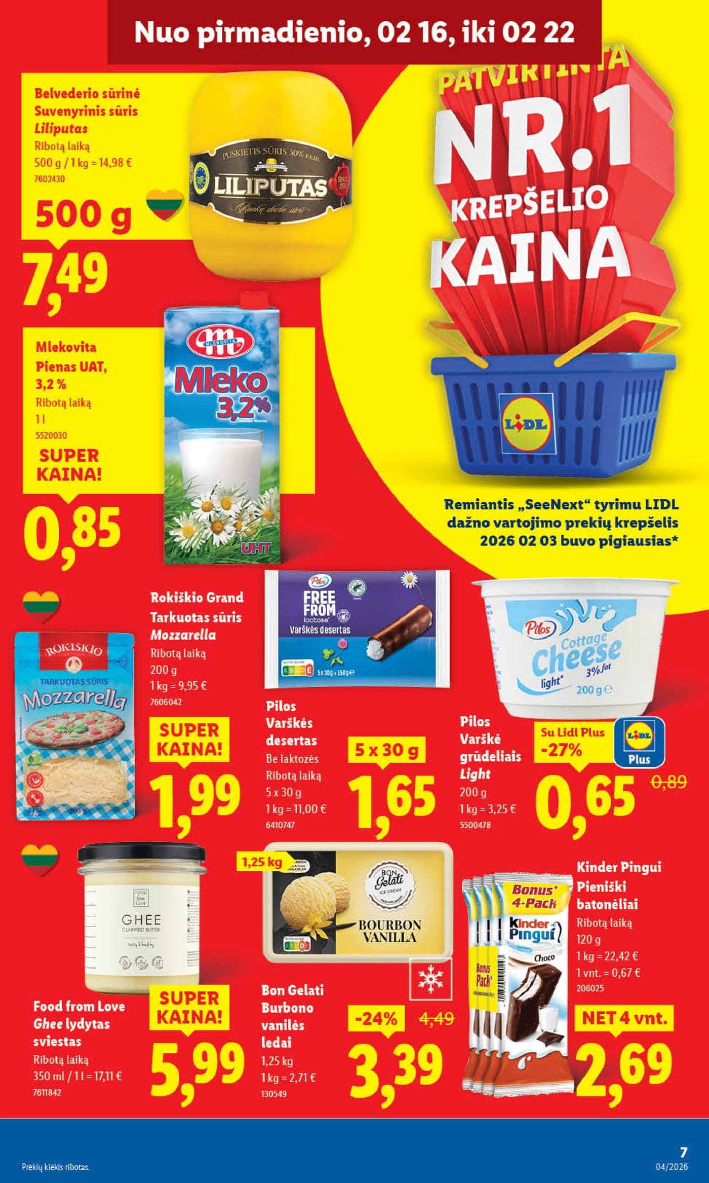 LIDL akcijų ir nuolaidų leidinys Nr. 8 nuo 2026.02.16 iki 2026.02.22 - 7
