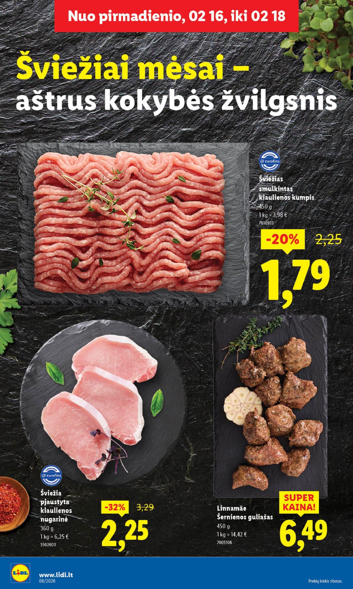 LIDL akcijų ir nuolaidų leidinys Nr. 8 nuo 2026.02.16 iki 2026.02.22 - 8