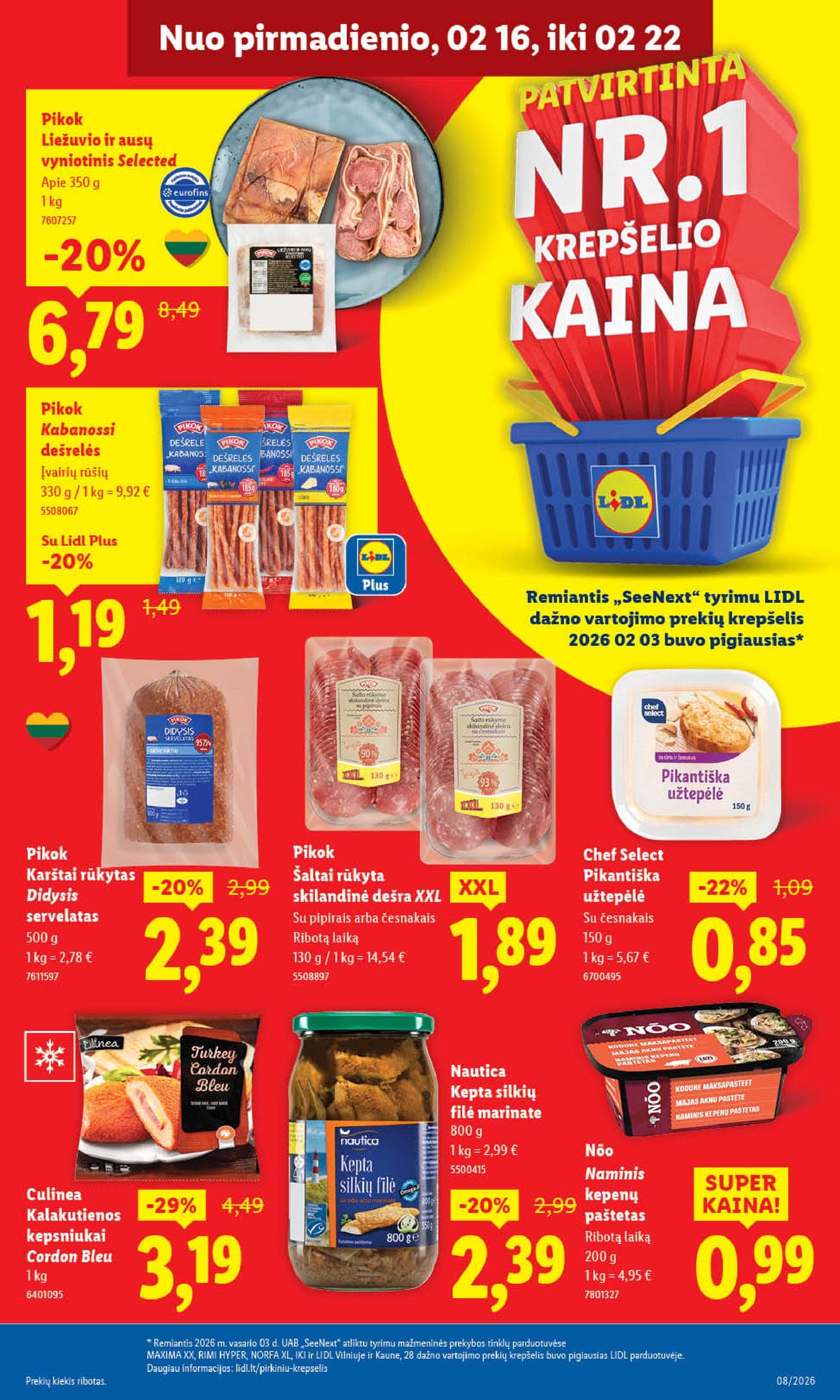 LIDL akcijų ir nuolaidų leidinys Nr. 8 nuo 2026.02.16 iki 2026.02.22 - 9