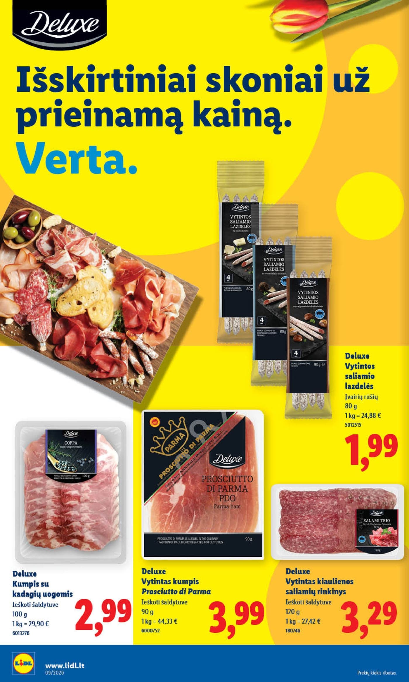 LIDL akcijų ir nuolaidų leidinys Nr. 9 nuo 2026.02.23 iki 2026.03.01 - 10