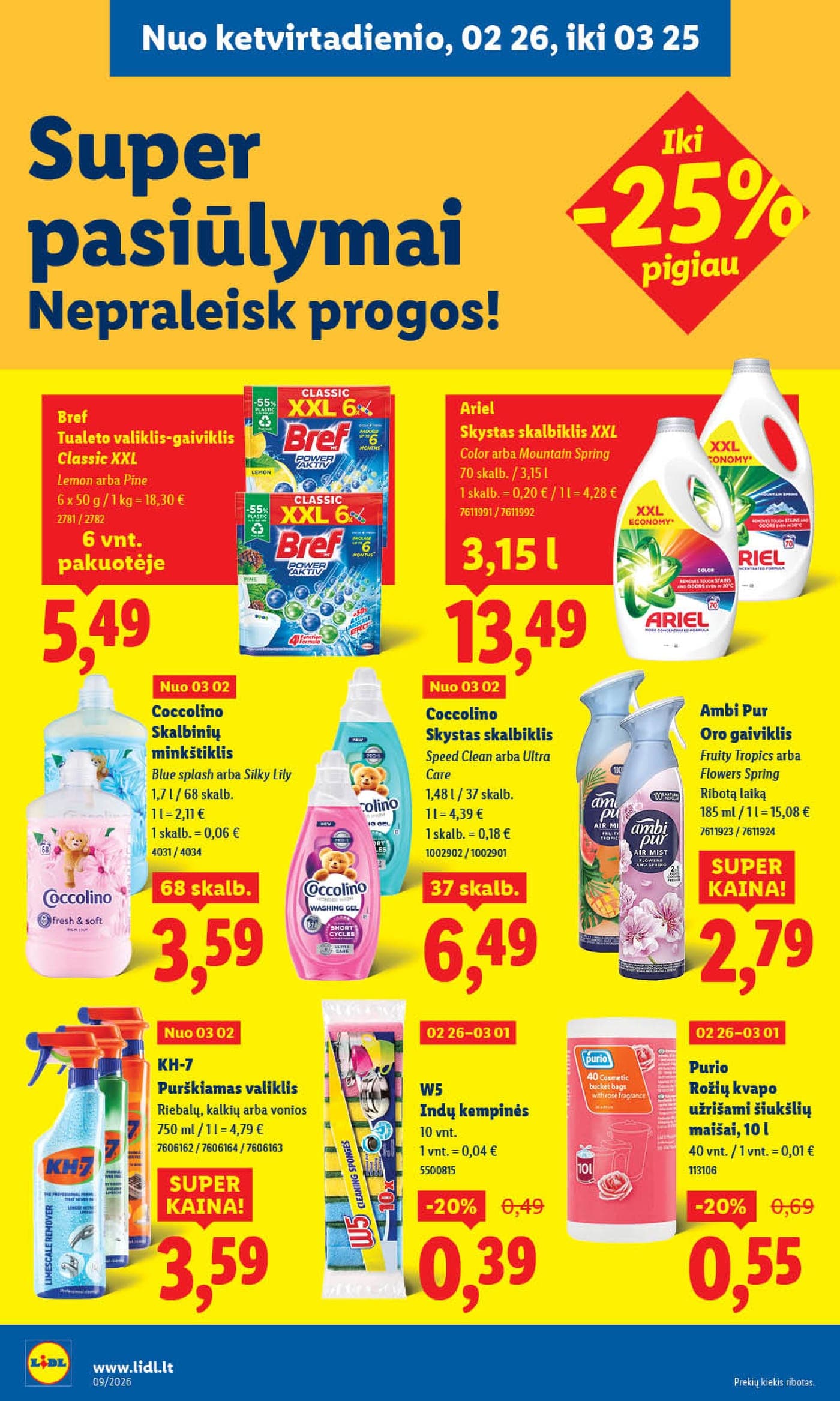 LIDL akcijų ir nuolaidų leidinys Nr. 9 nuo 2026.02.23 iki 2026.03.01 - 40