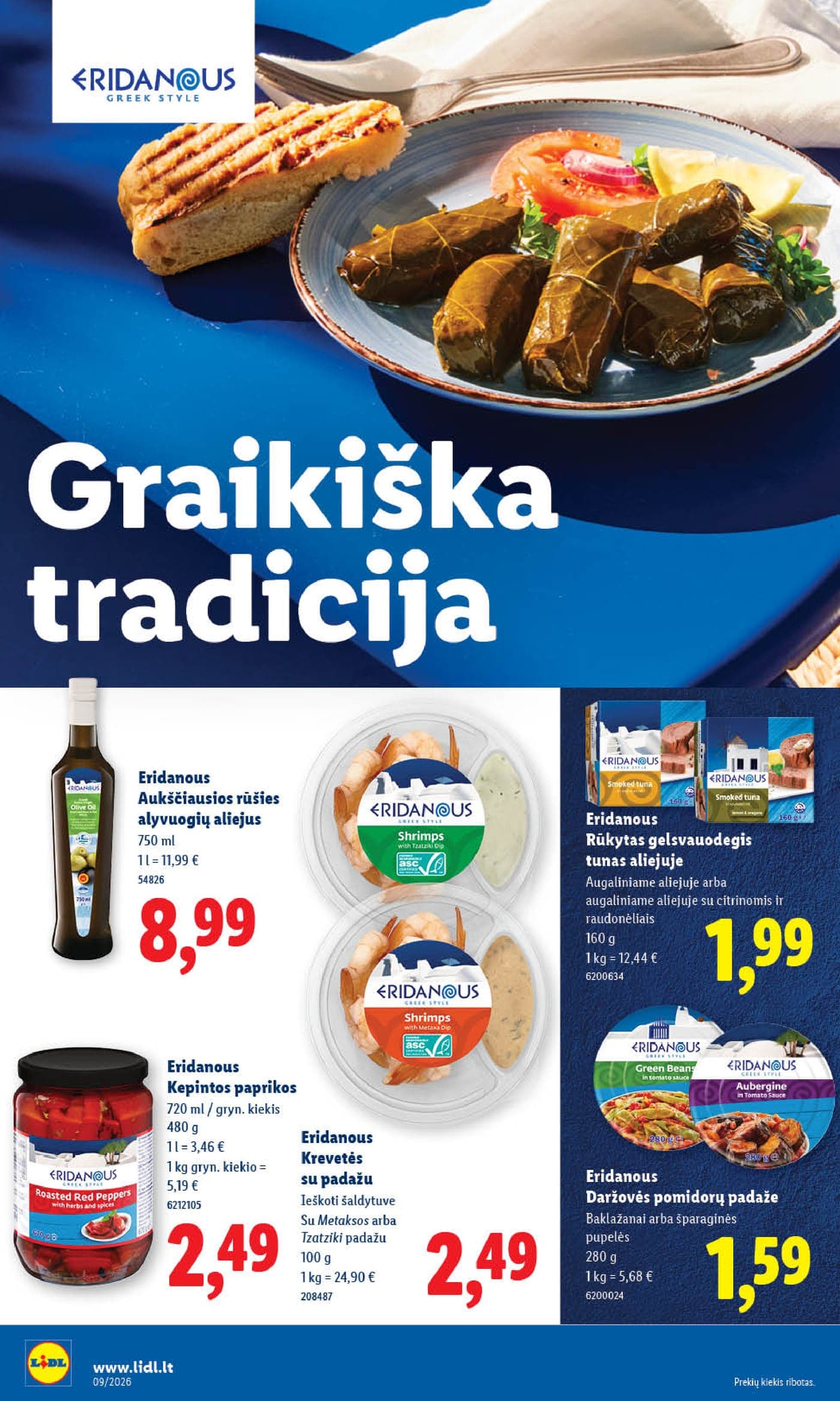 LIDL akcijų ir nuolaidų leidinys Nr. 9 nuo 2026.02.23 iki 2026.03.01 - 50