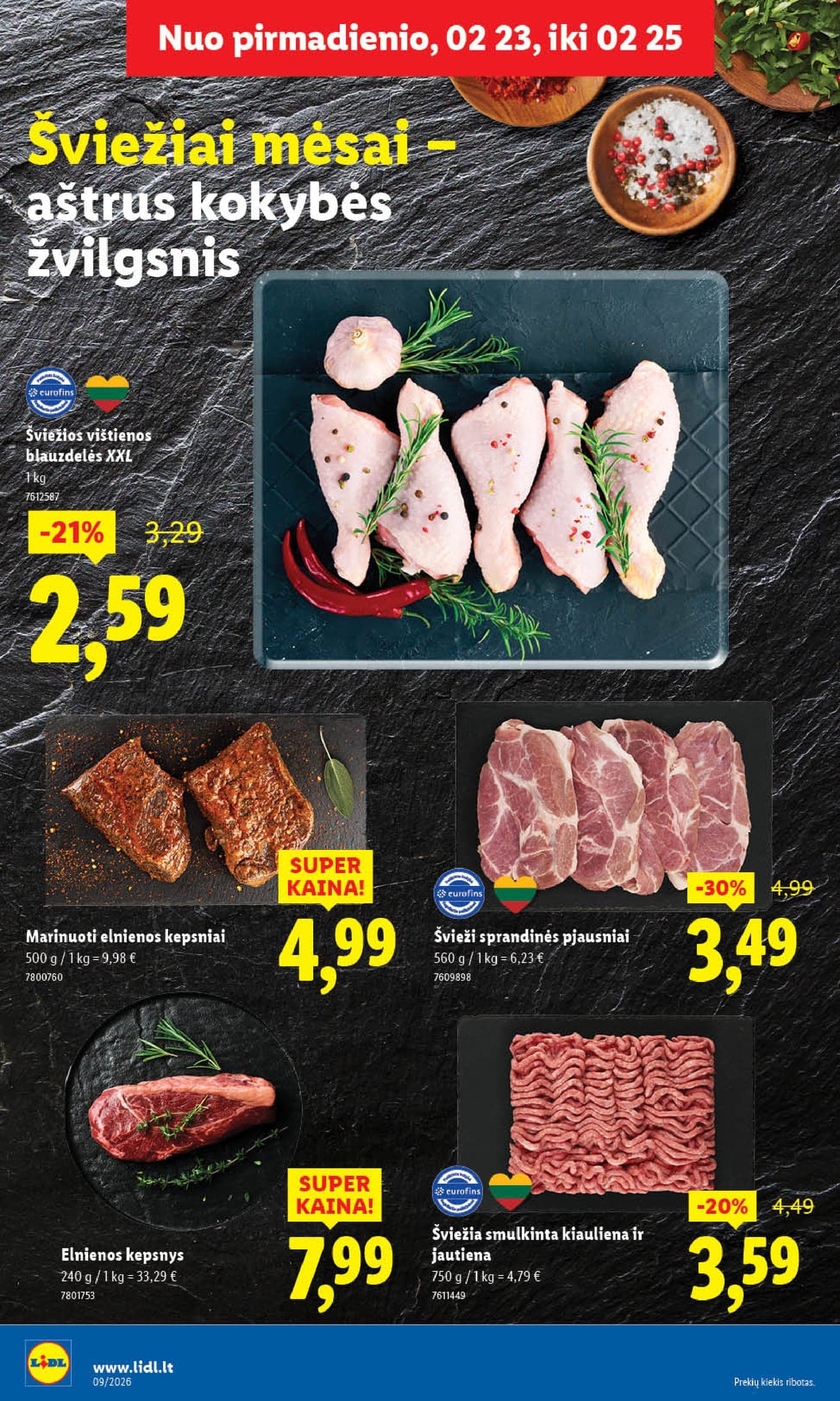 LIDL akcijų ir nuolaidų leidinys Nr. 9 nuo 2026.02.23 iki 2026.03.01 - 8