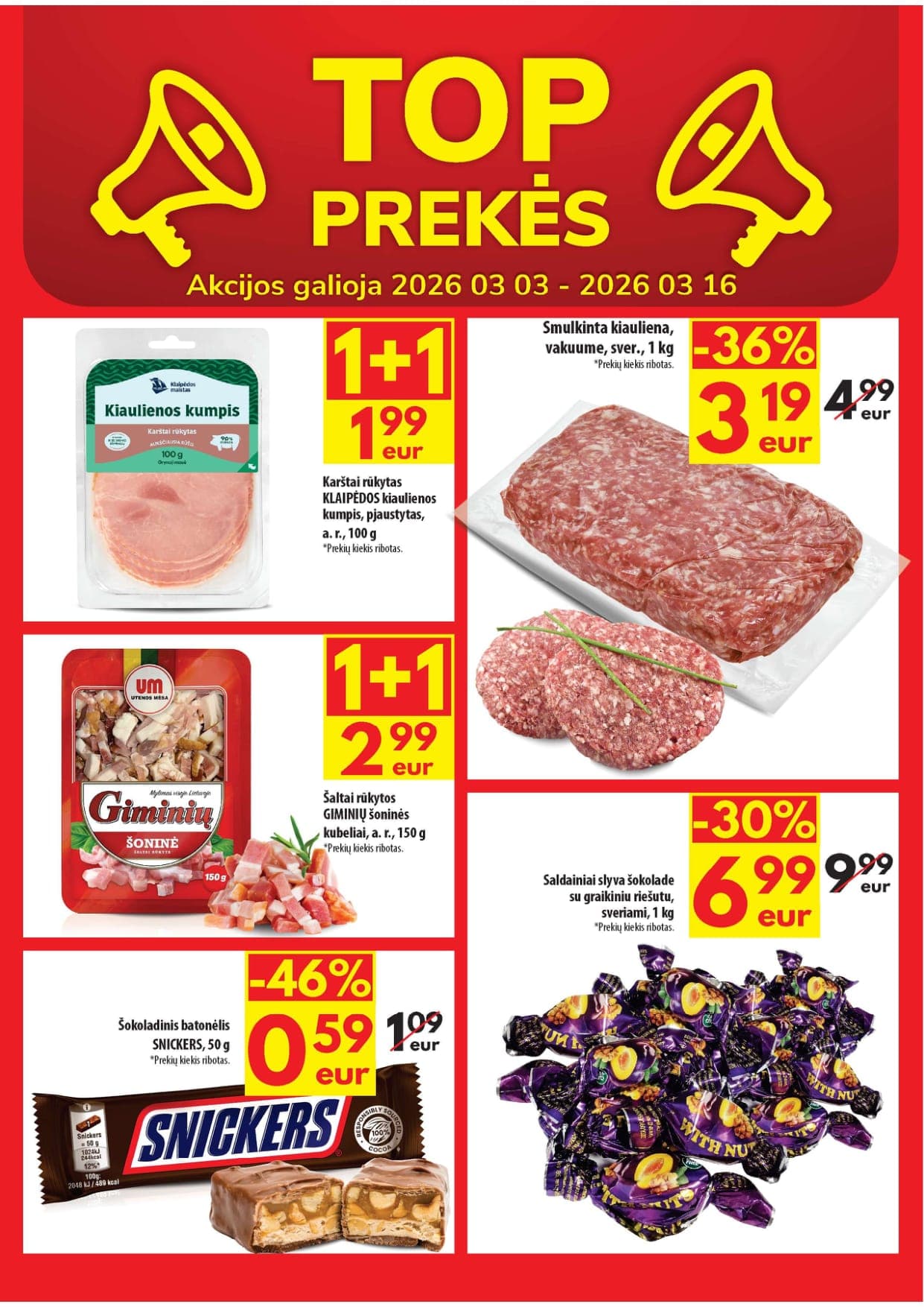 Naujas ČIA akcijų ir nuolaidų leidinys Nr. 5 nuo 2026.03.03 iki 2026.03.16 - 2