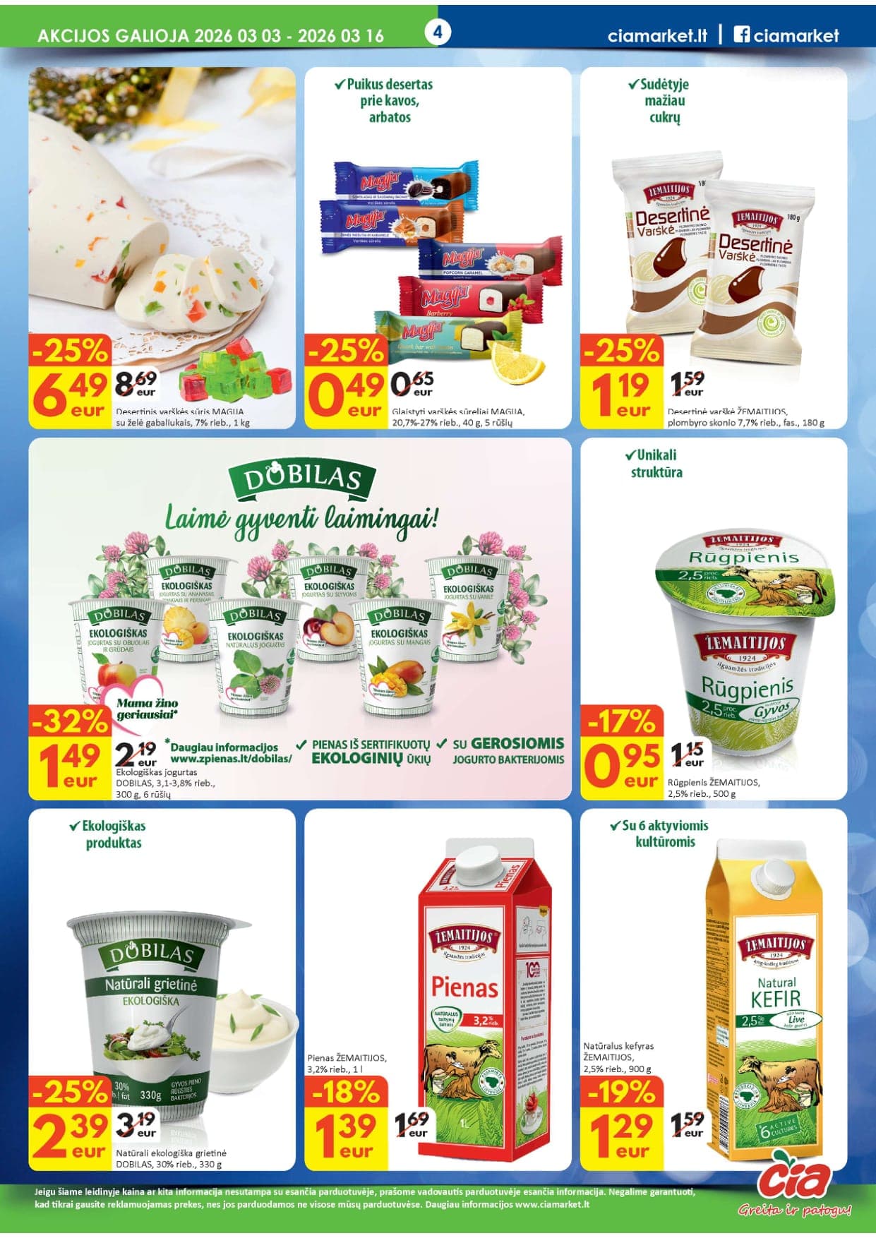 Naujas ČIA akcijų ir nuolaidų leidinys Nr. 5 nuo 2026.03.03 iki 2026.03.16 - 4