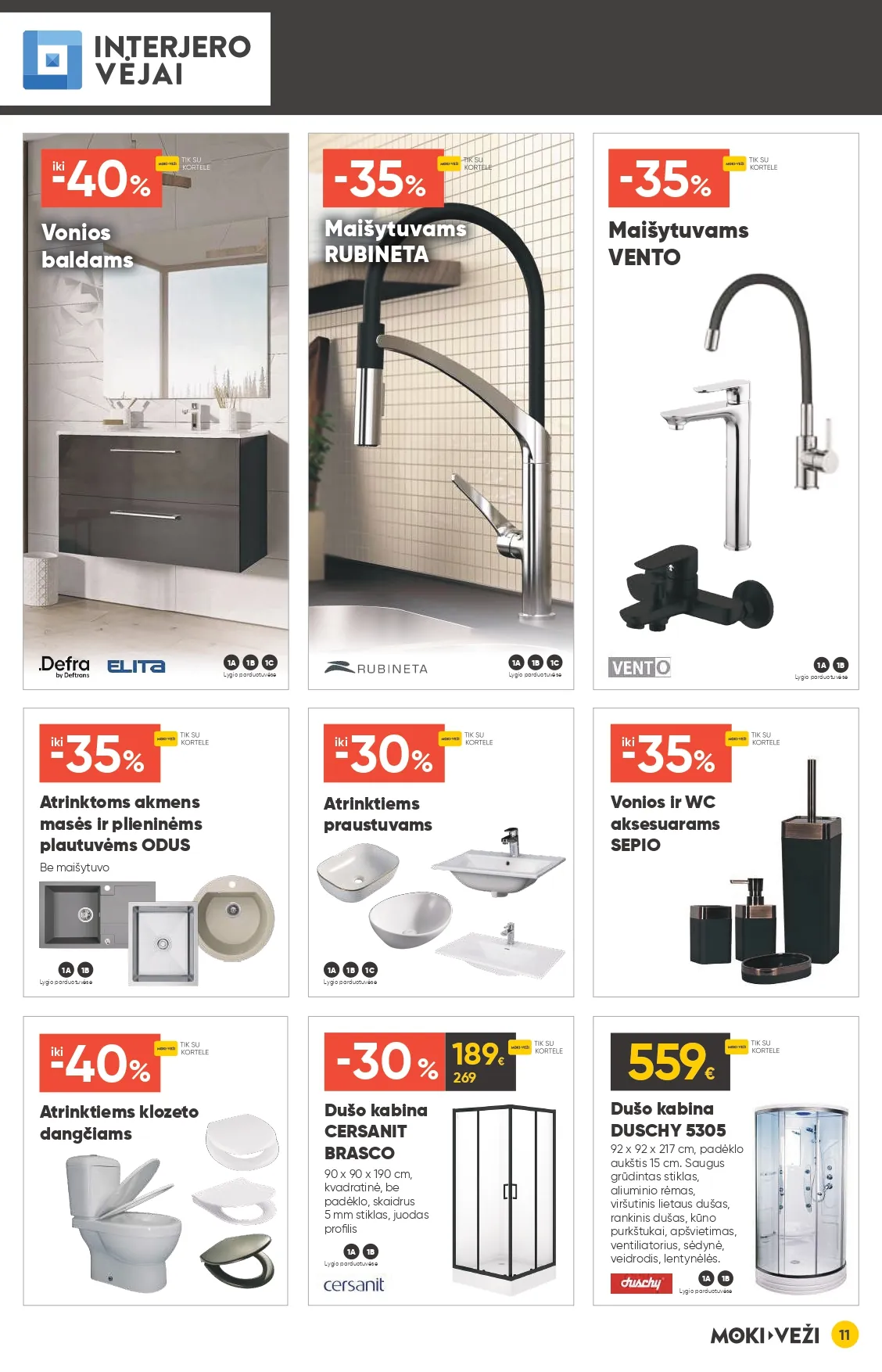 MOKI VEŽI akcijų ir nuolaidų leidinys Nr. 2 nuo 2026.02.05 iki 2026.03.03 - 11
