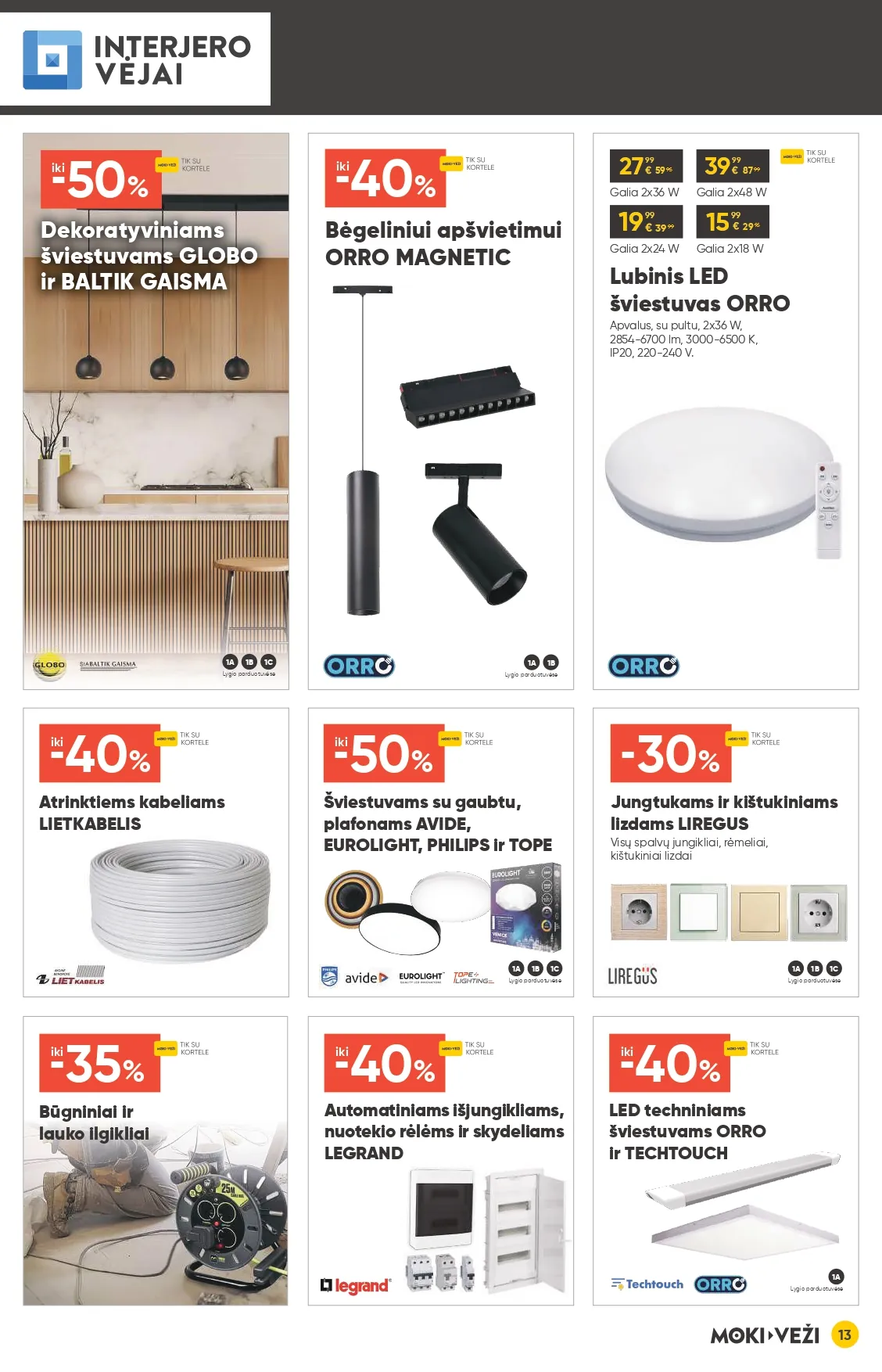 MOKI VEŽI akcijų ir nuolaidų leidinys Nr. 2 nuo 2026.02.05 iki 2026.03.03 - 13