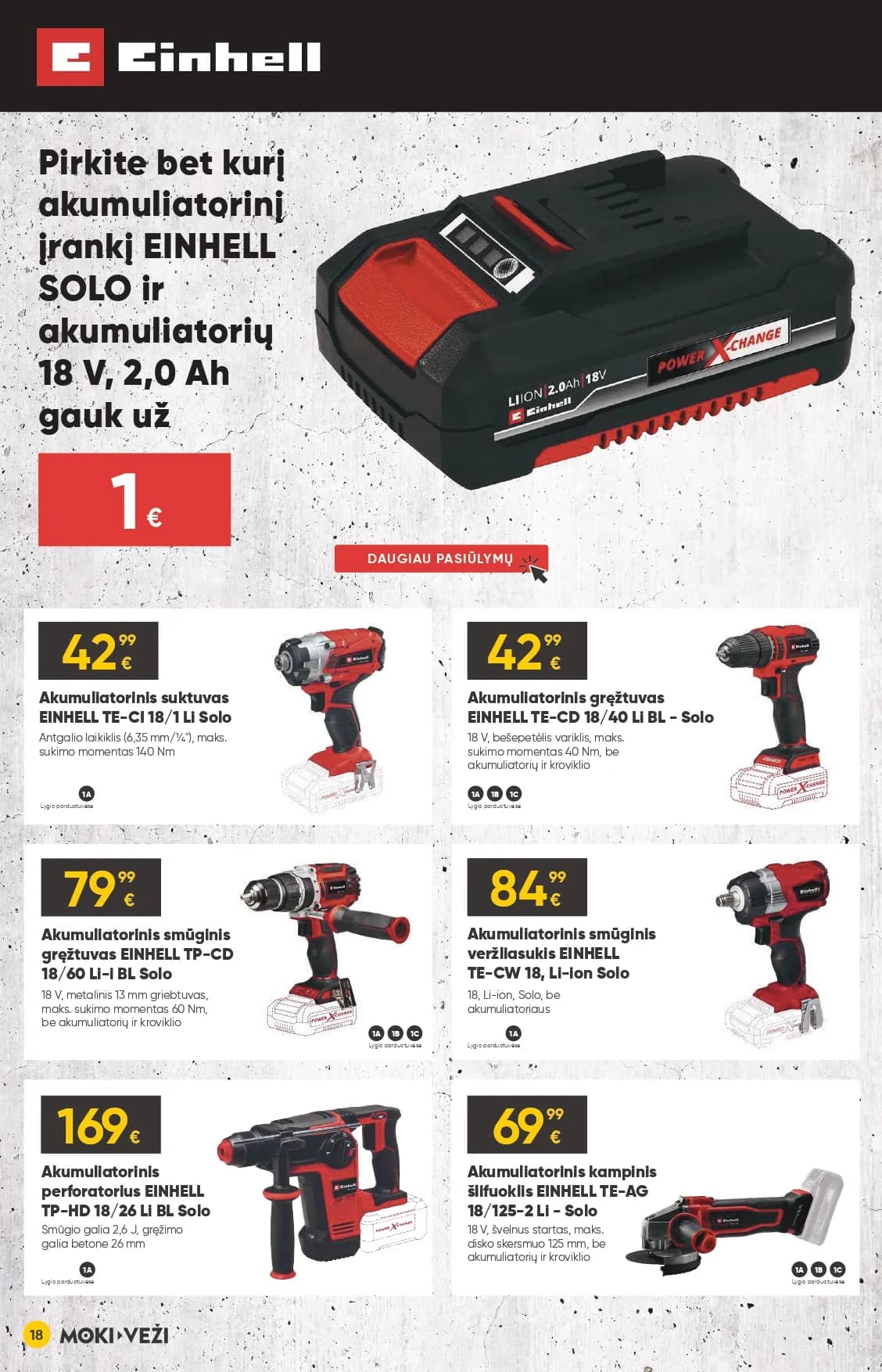 MOKI VEŽI akcijų ir nuolaidų leidinys Nr. 2 nuo 2026.02.05 iki 2026.03.03 - 18