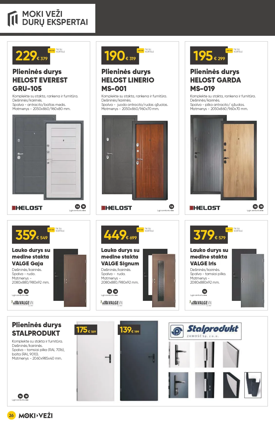 MOKI VEŽI akcijų ir nuolaidų leidinys Nr. 2 nuo 2026.02.05 iki 2026.03.03 - 26