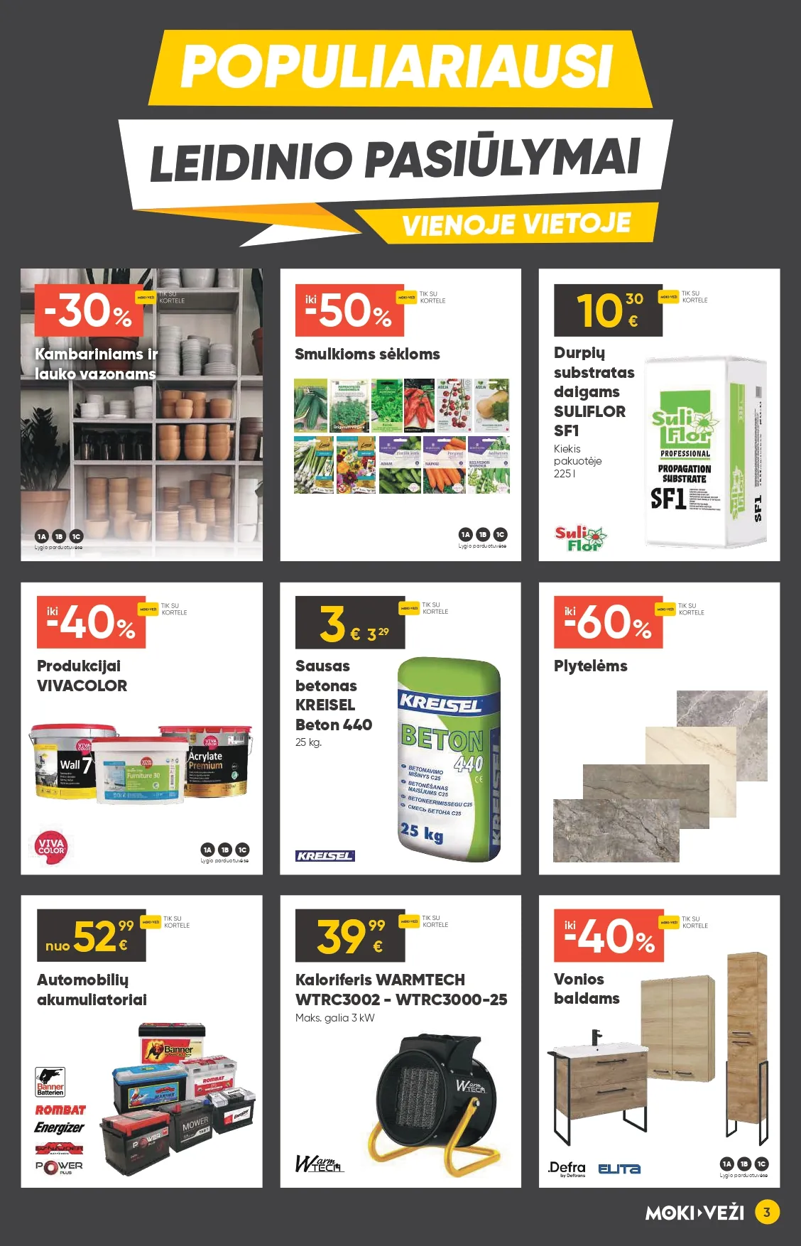 MOKI VEŽI akcijų ir nuolaidų leidinys Nr. 2 nuo 2026.02.05 iki 2026.03.03 - 3