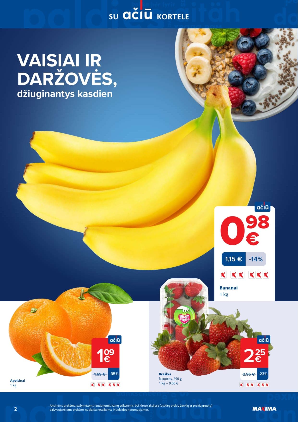 Naujas MAXIMA akcijų ir nuolaidų leidinys Nr. 10 nuo 2026.03.03 iki 2026.03.09 - 2
