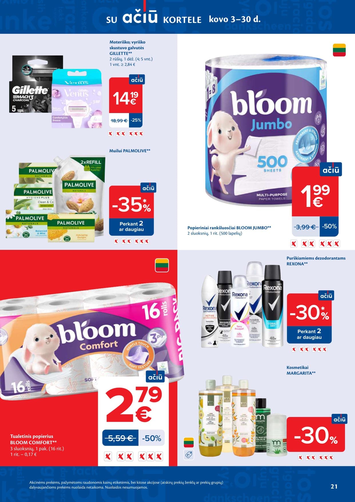 Naujas MAXIMA akcijų ir nuolaidų leidinys Nr. 10 nuo 2026.03.03 iki 2026.03.09 - 21