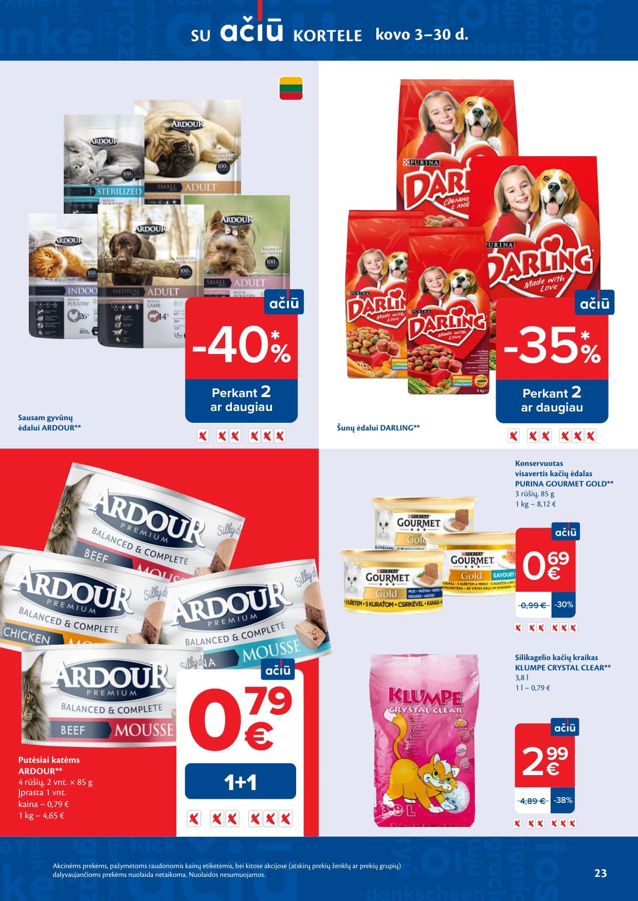 Naujas MAXIMA akcijų ir nuolaidų leidinys Nr. 10 nuo 2026.03.03 iki 2026.03.09 - 23