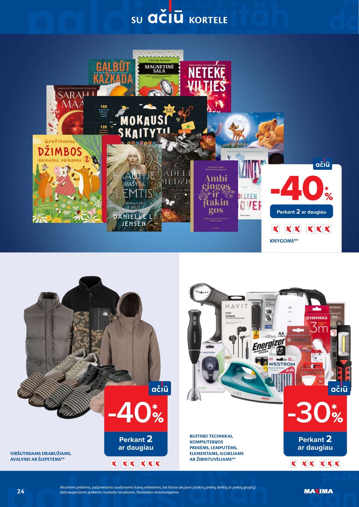Naujas MAXIMA akcijų ir nuolaidų leidinys Nr. 10 nuo 2026.03.03 iki 2026.03.09 - 24