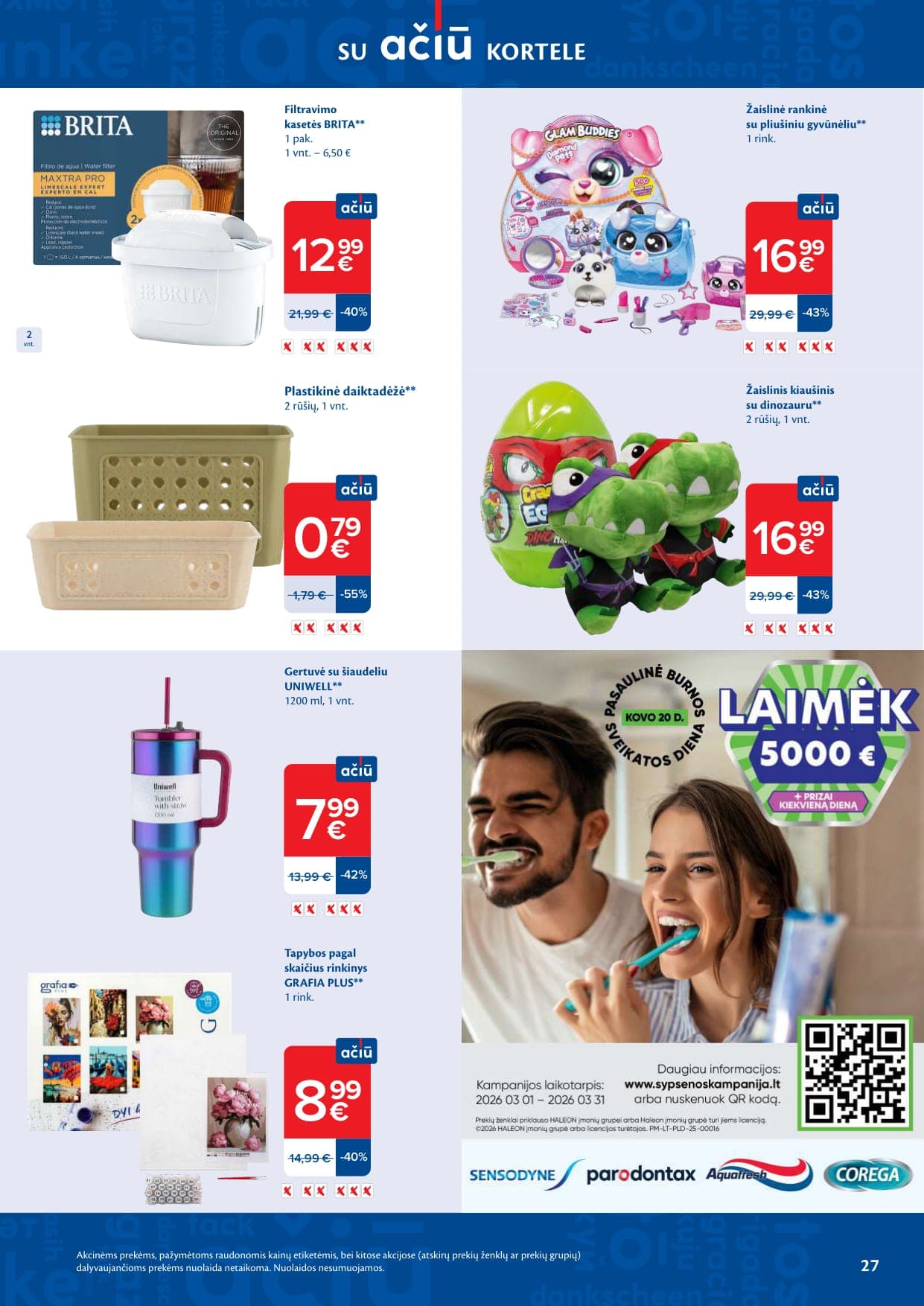 Naujas MAXIMA akcijų ir nuolaidų leidinys Nr. 10 nuo 2026.03.03 iki 2026.03.09 - 27