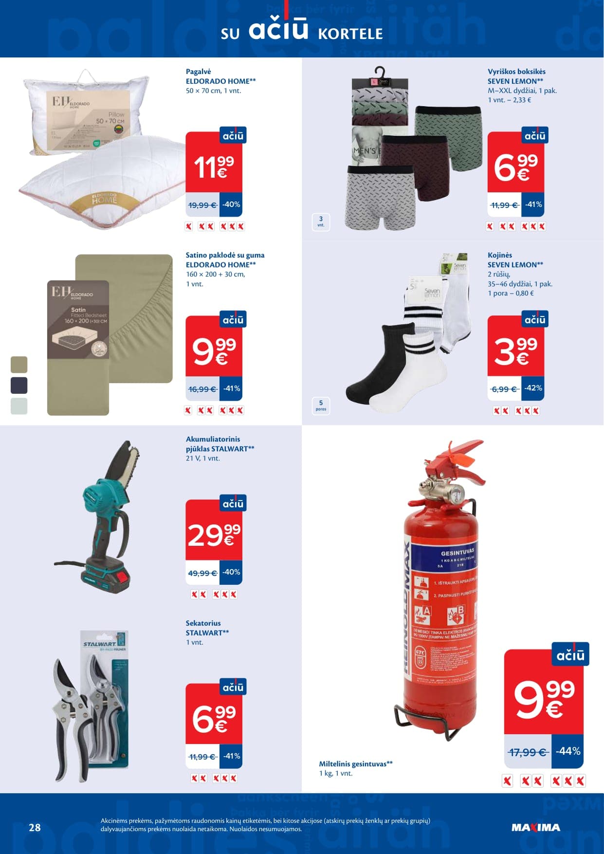 Naujas MAXIMA akcijų ir nuolaidų leidinys Nr. 10 nuo 2026.03.03 iki 2026.03.09 - 28