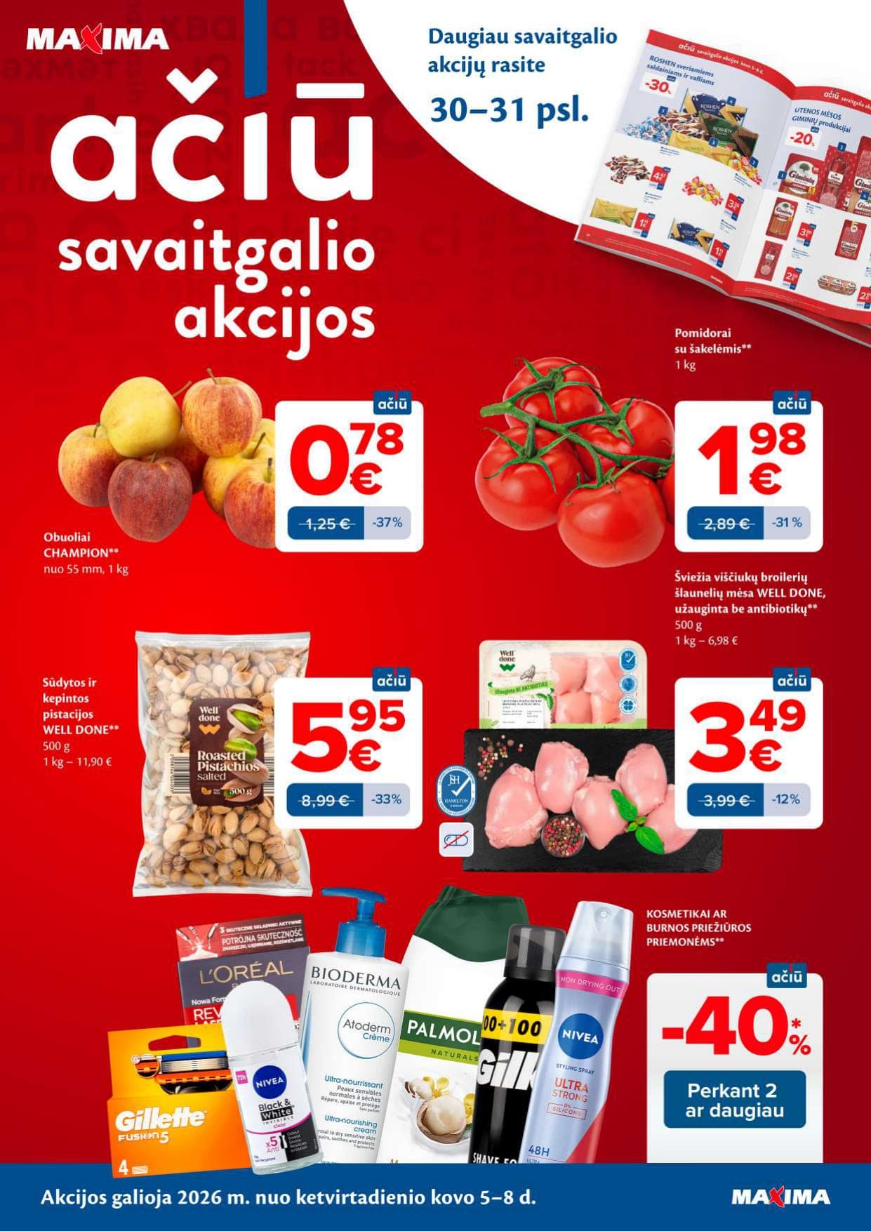 Naujas MAXIMA akcijų ir nuolaidų leidinys Nr. 10 nuo 2026.03.03 iki 2026.03.09 - 32