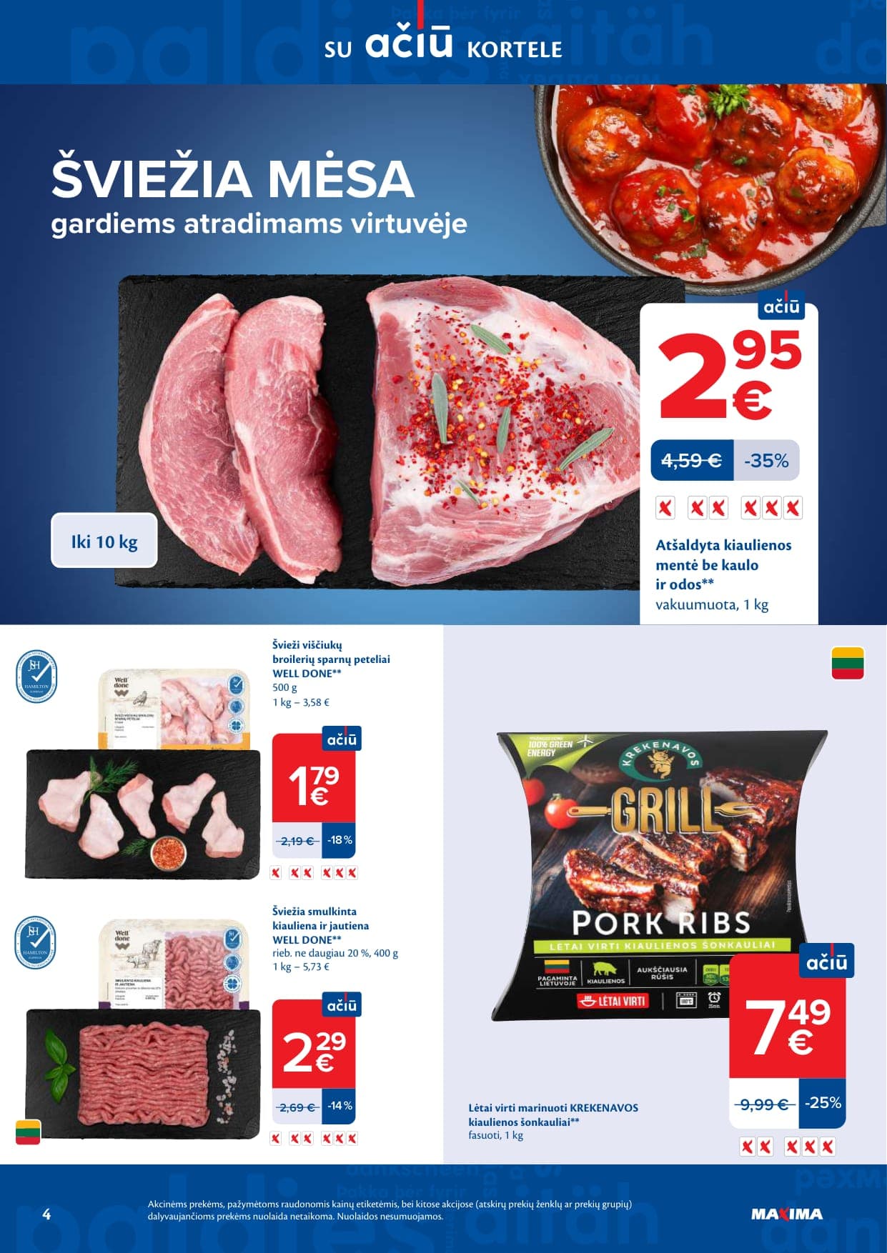 Naujas MAXIMA akcijų ir nuolaidų leidinys Nr. 10 nuo 2026.03.03 iki 2026.03.09 - 4