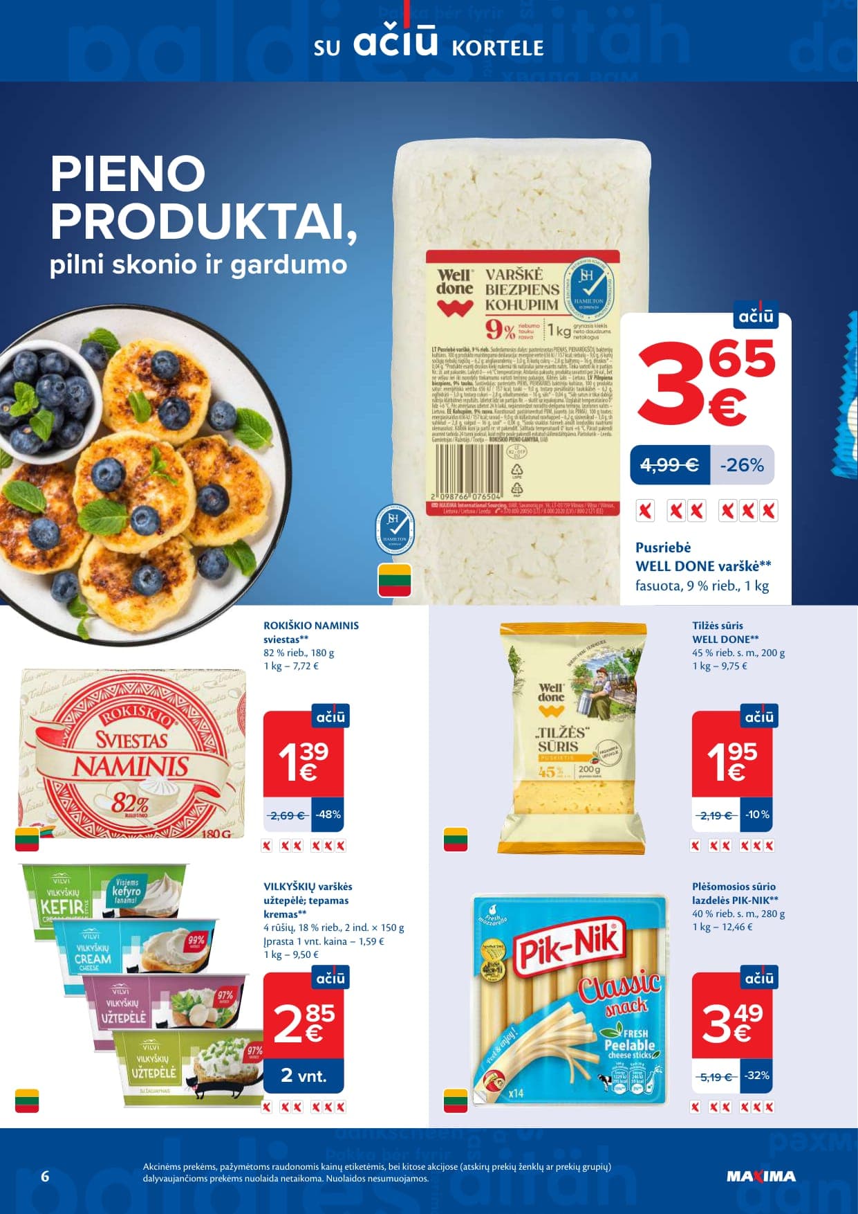 Naujas MAXIMA akcijų ir nuolaidų leidinys Nr. 10 nuo 2026.03.03 iki 2026.03.09 - 6