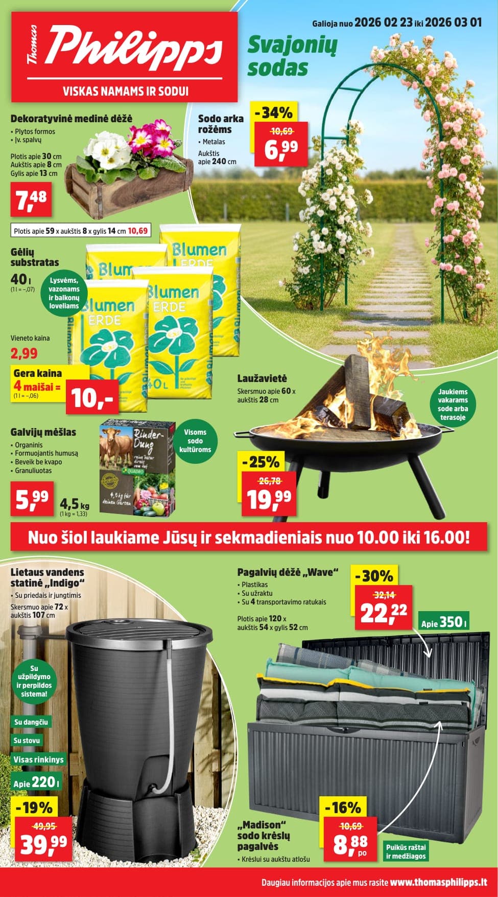 THOMAS PHILIPPS akcijų ir nuolaidų leidinys nuo 2026.02.23 iki 2026.03.01 - 1