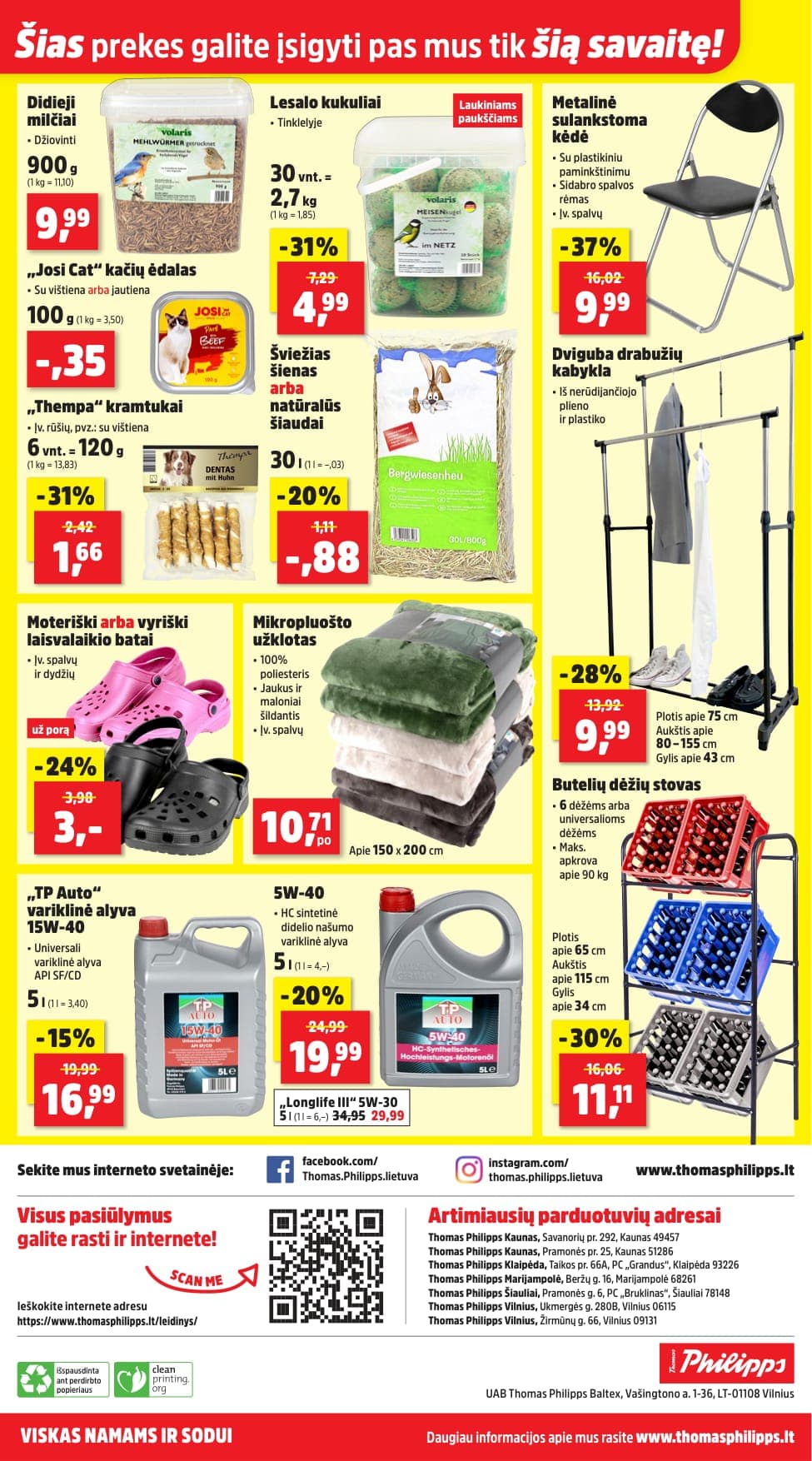 THOMAS PHILIPPS akcijų ir nuolaidų leidinys nuo 2026.02.23 iki 2026.03.01 - 8