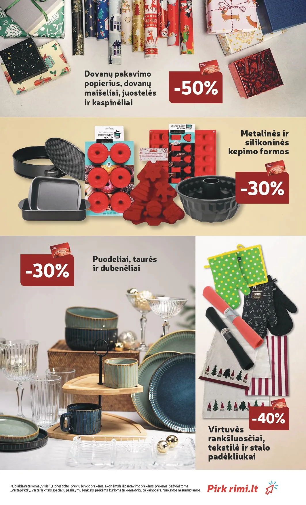 RIMI akcijų ir nuolaidų leidinys Nr. 51-52 nuo 2025.12.16 iki 2025.12.28