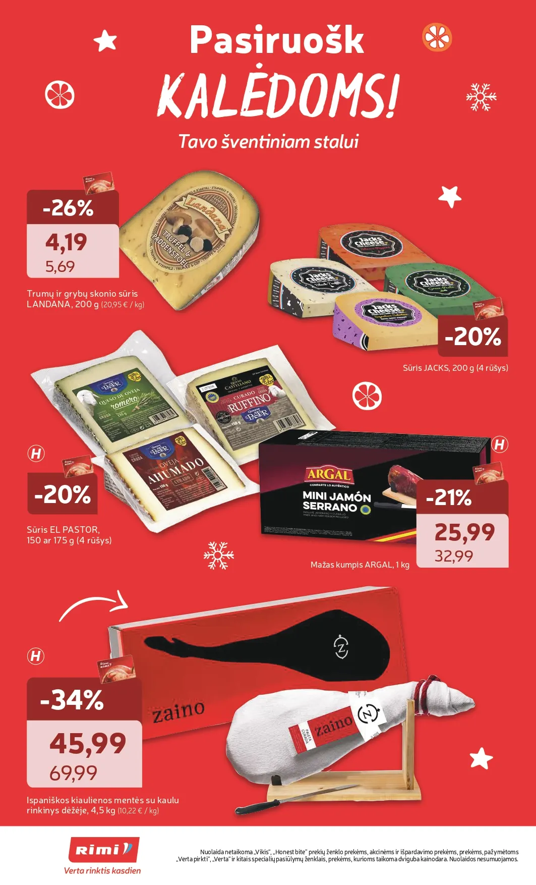 RIMI akcijų ir nuolaidų leidinys Nr. 50 nuo 2025.12.09 iki 2025.12.15 - 10