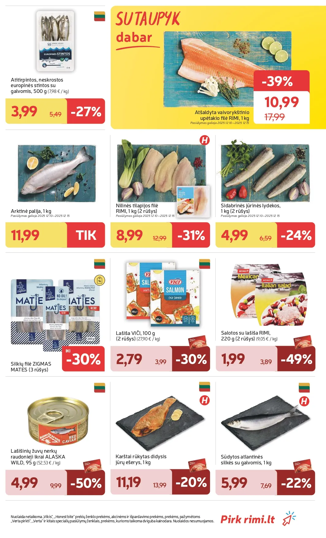 RIMI akcijų ir nuolaidų leidinys Nr. 50 nuo 2025.12.09 iki 2025.12.15 - 13