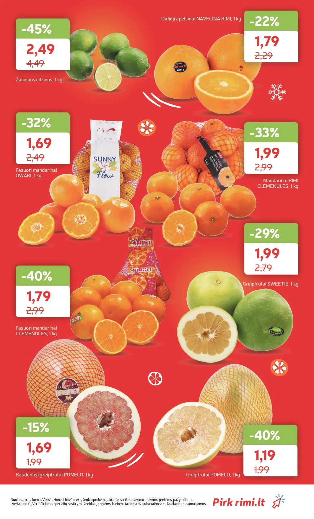 RIMI akcijų ir nuolaidų leidinys Nr. 50 nuo 2025.12.09 iki 2025.12.15 - 15