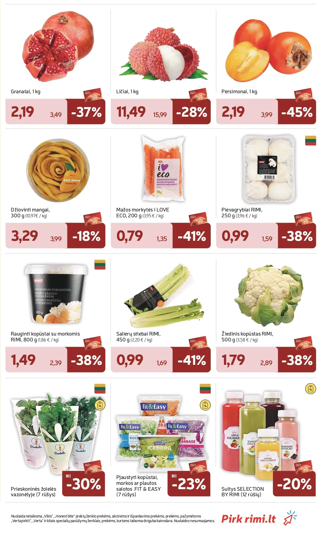 RIMI akcijų ir nuolaidų leidinys Nr. 50 nuo 2025.12.09 iki 2025.12.15 - 17