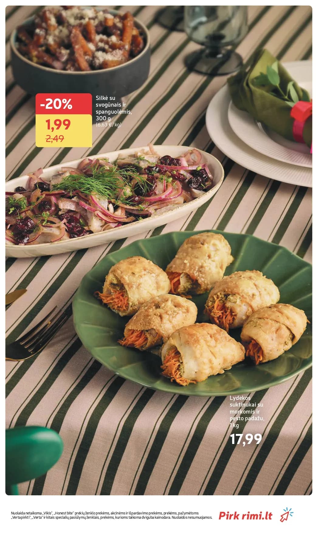 RIMI akcijų ir nuolaidų leidinys Nr. 50 nuo 2025.12.09 iki 2025.12.15 - 19