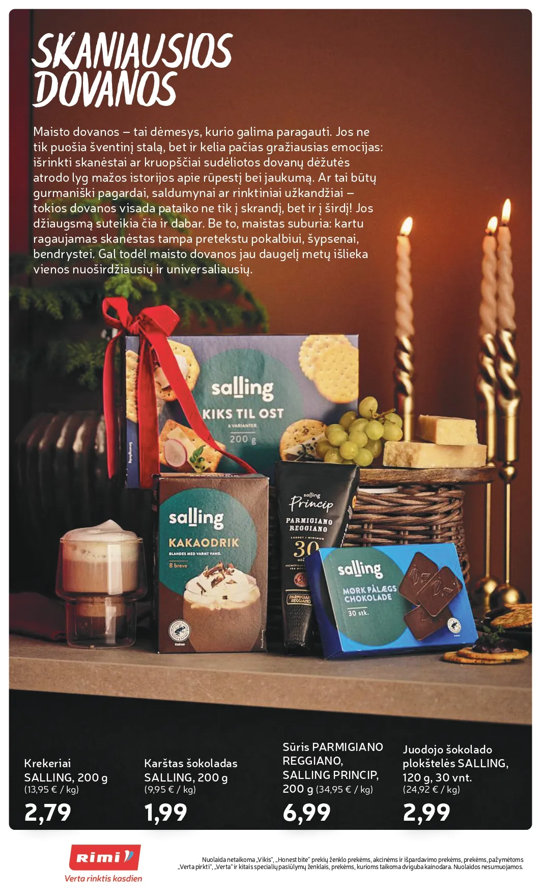 RIMI akcijų ir nuolaidų leidinys Nr. 50 nuo 2025.12.09 iki 2025.12.15 - 20