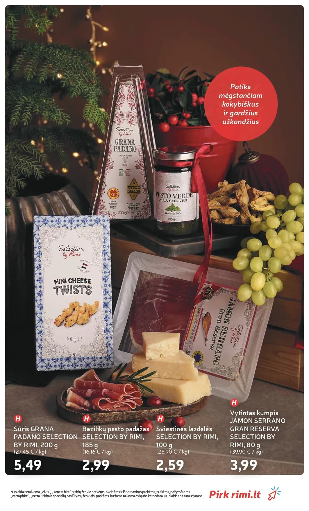 RIMI akcijų ir nuolaidų leidinys Nr. 50 nuo 2025.12.09 iki 2025.12.15 - 23