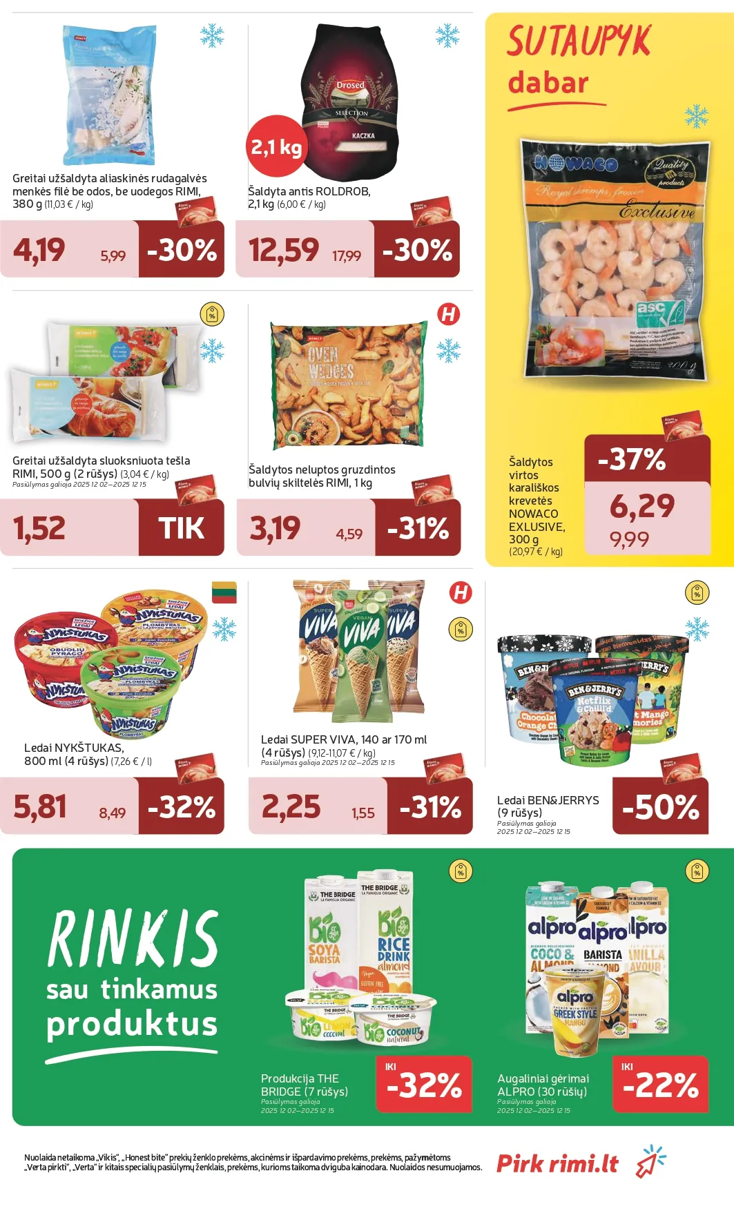 RIMI akcijų ir nuolaidų leidinys Nr. 50 nuo 2025.12.09 iki 2025.12.15 - 29