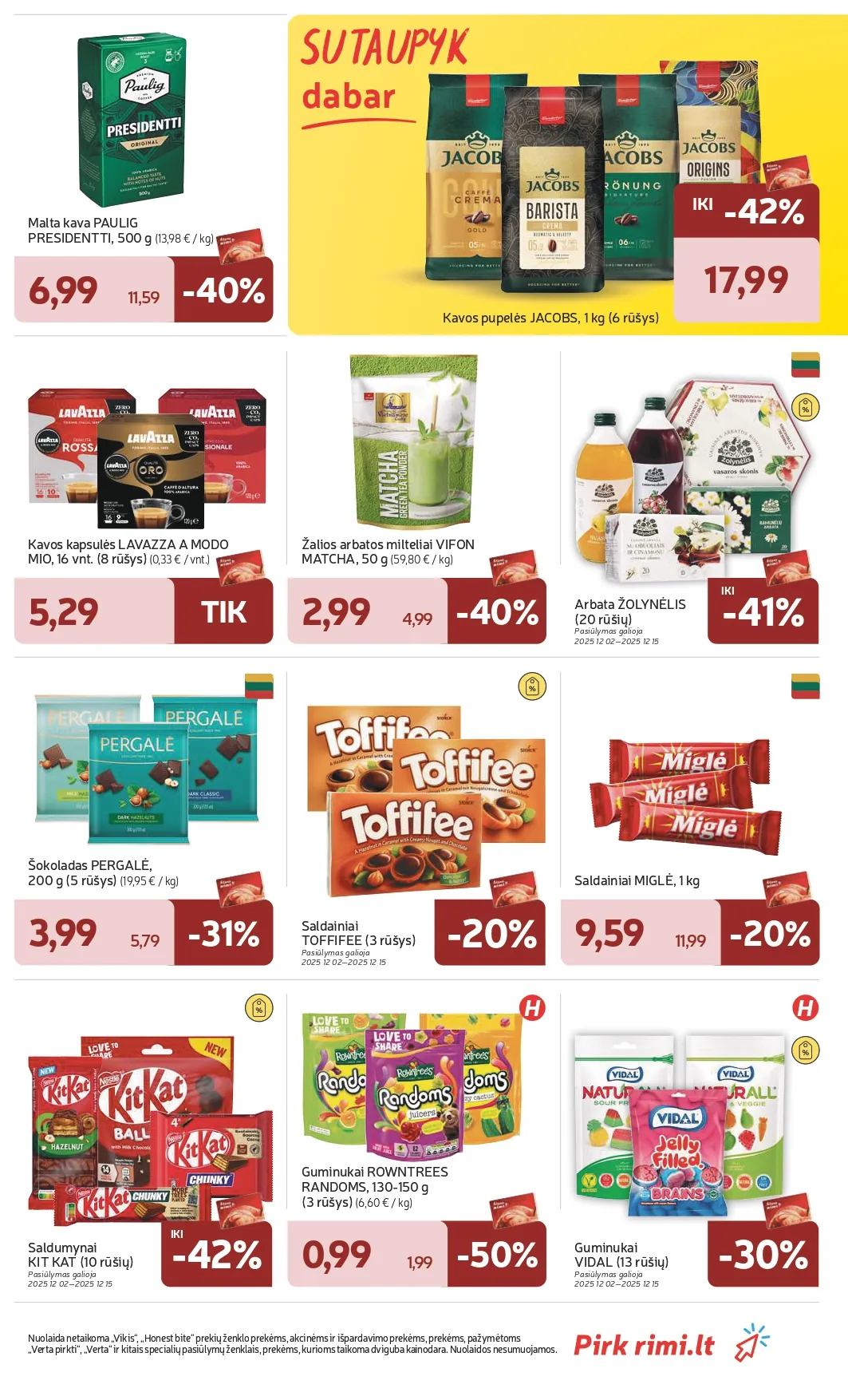 RIMI akcijų ir nuolaidų leidinys Nr. 50 nuo 2025.12.09 iki 2025.12.15 - 35