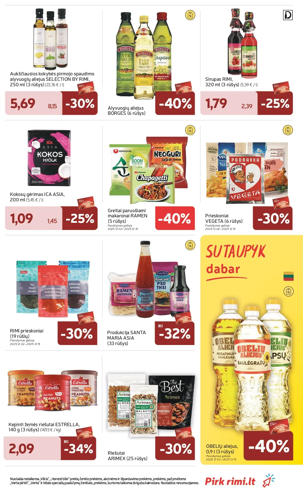RIMI akcijų ir nuolaidų leidinys Nr. 50 nuo 2025.12.09 iki 2025.12.15 - 37