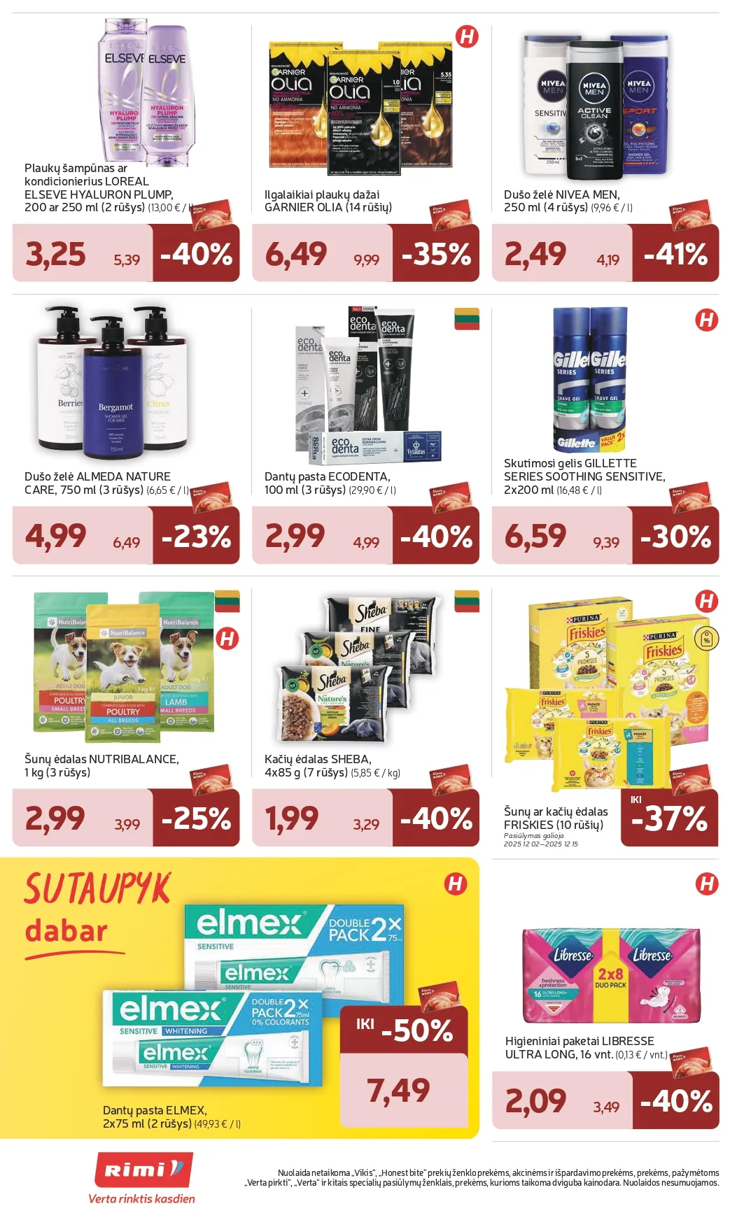 RIMI akcijų ir nuolaidų leidinys Nr. 50 nuo 2025.12.09 iki 2025.12.15 - 40