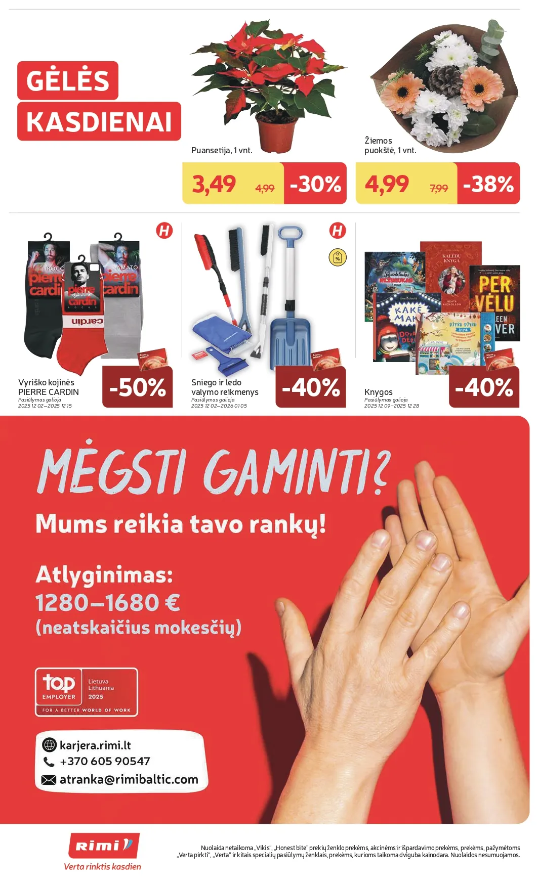 RIMI akcijų ir nuolaidų leidinys Nr. 50 nuo 2025.12.09 iki 2025.12.15 - 42