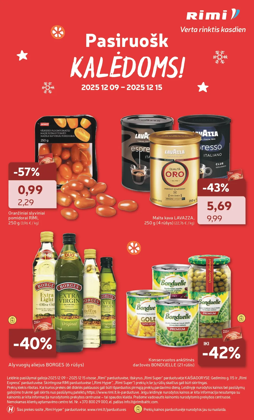 RIMI akcijų ir nuolaidų leidinys Nr. 50 nuo 2025.12.09 iki 2025.12.15 - 45