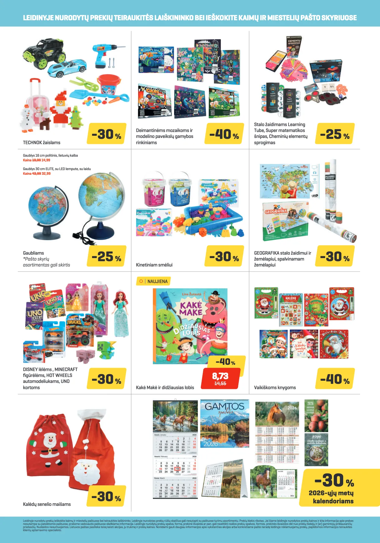 LIETUVOS PAŠTAS akcijų ir nuolaidų leidinys nuo 2025.12.01 iki 2025.12.31