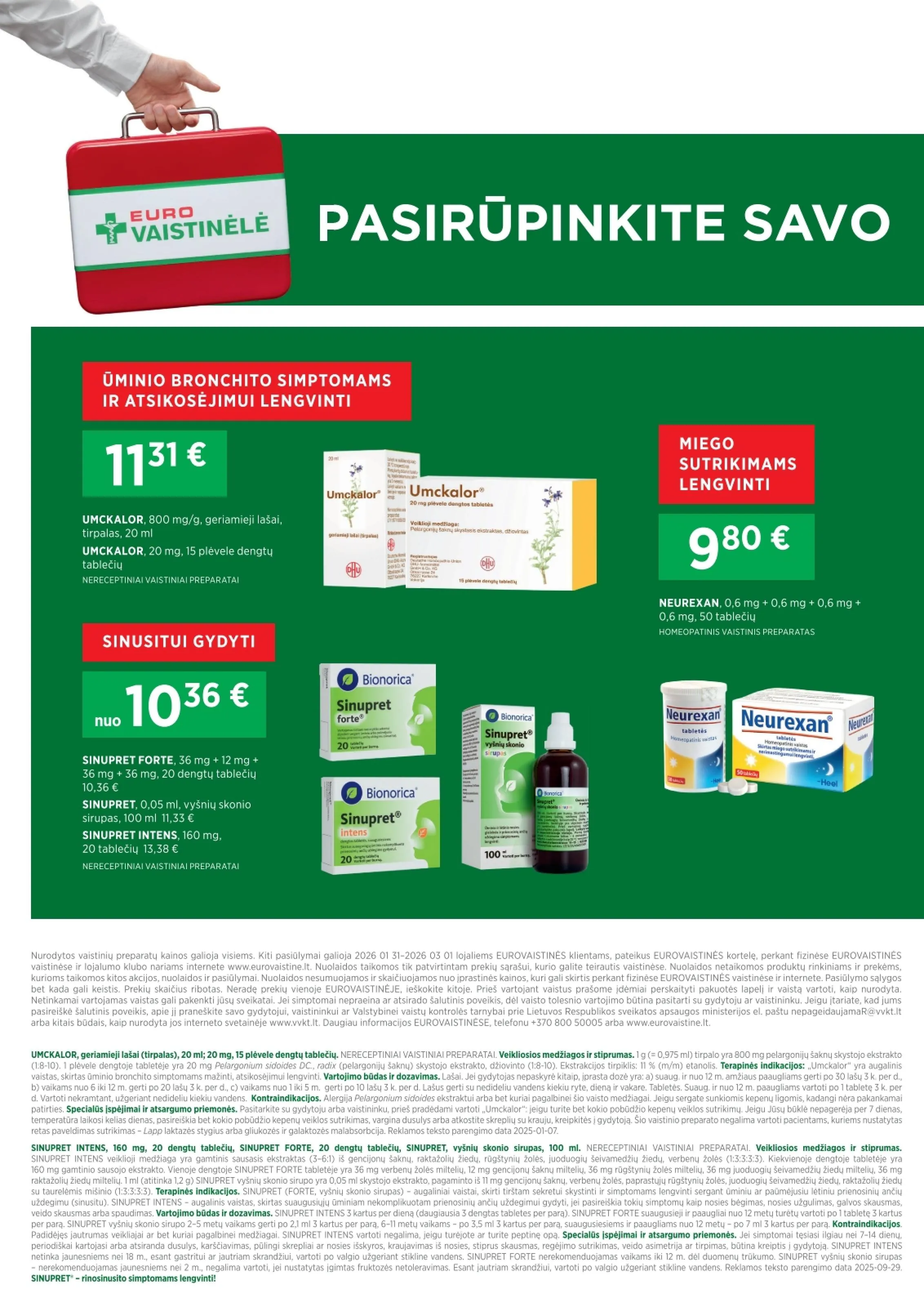 EUROVAISTINĖ akcijų ir nuolaidų leidinys nuo 2026.02.01 iki 2026.02.28 - 10