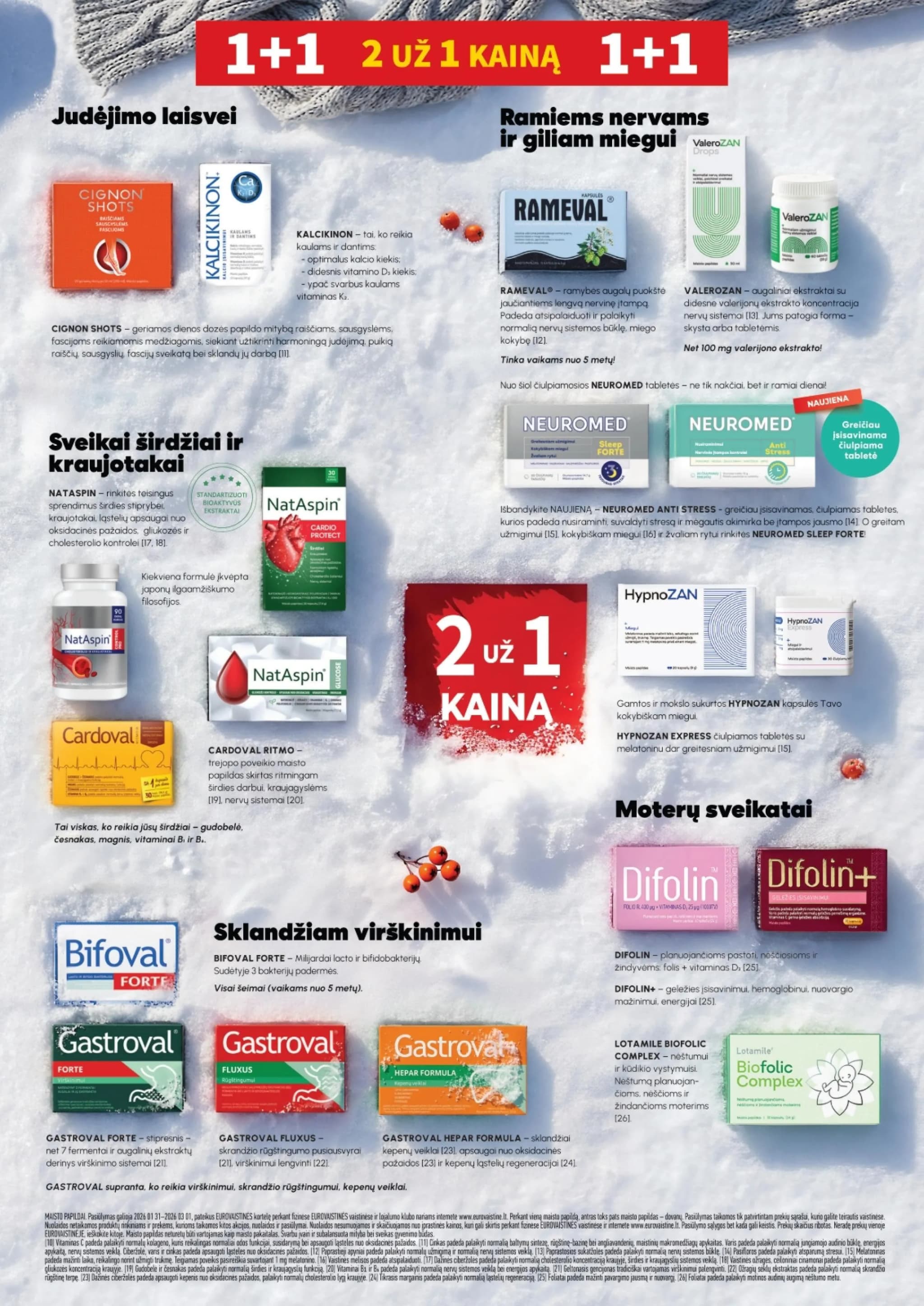 EUROVAISTINĖ akcijų ir nuolaidų leidinys nuo 2026.02.01 iki 2026.02.28 - 13