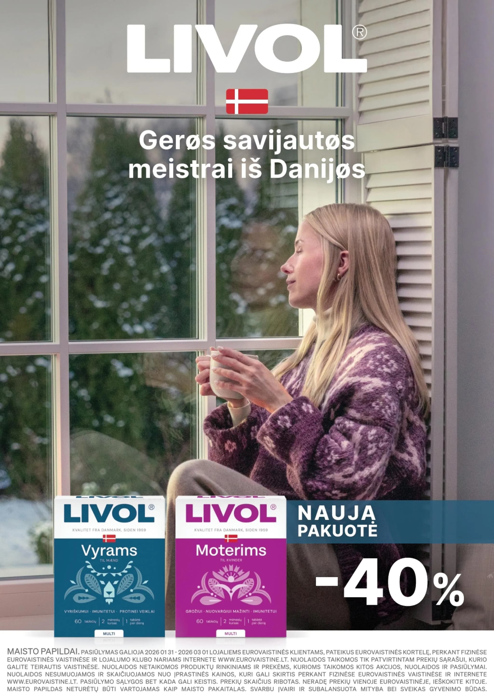 EUROVAISTINĖ akcijų ir nuolaidų leidinys nuo 2026.02.01 iki 2026.02.28 - 15
