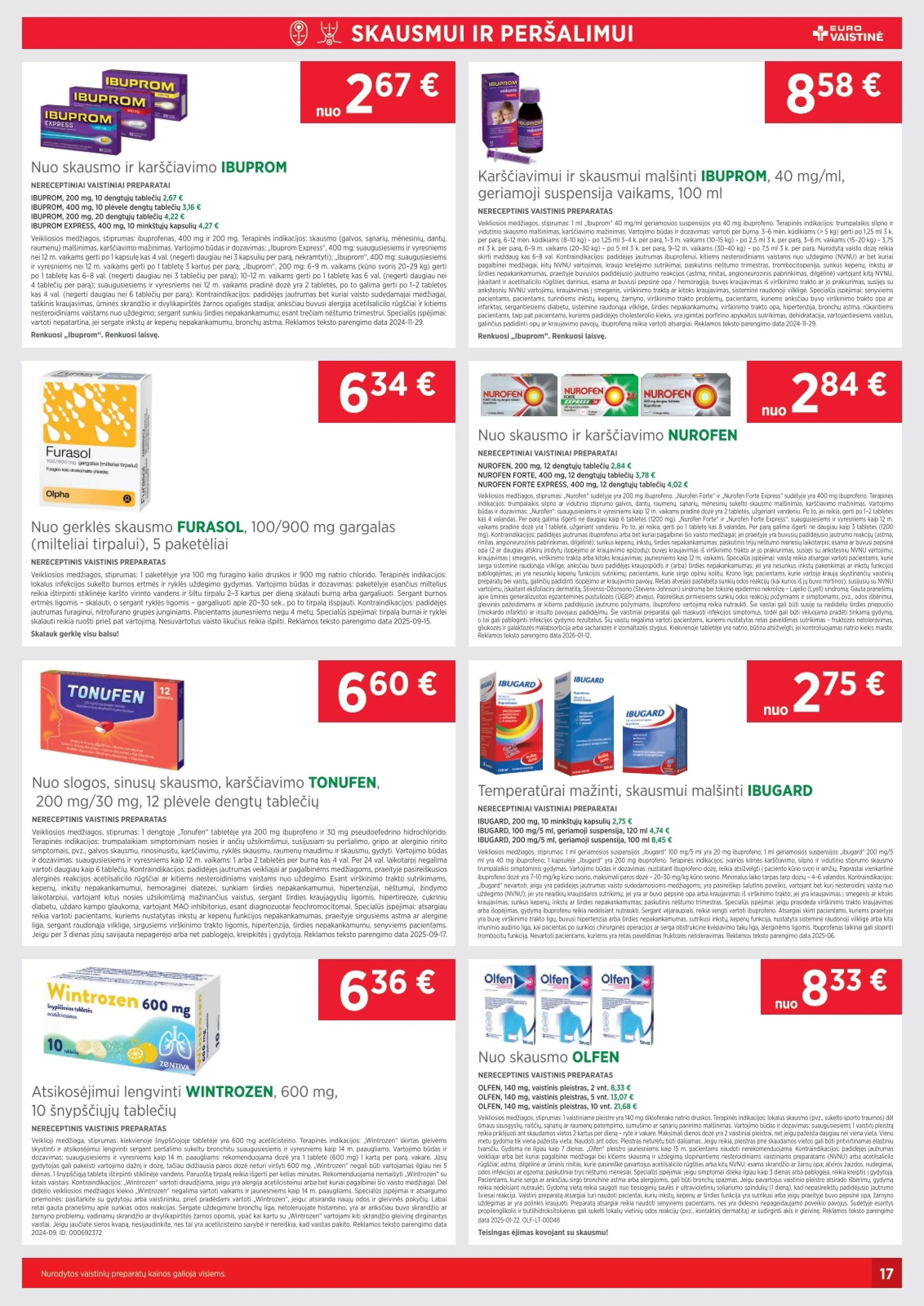 EUROVAISTINĖ akcijų ir nuolaidų leidinys nuo 2026.02.01 iki 2026.02.28 - 17