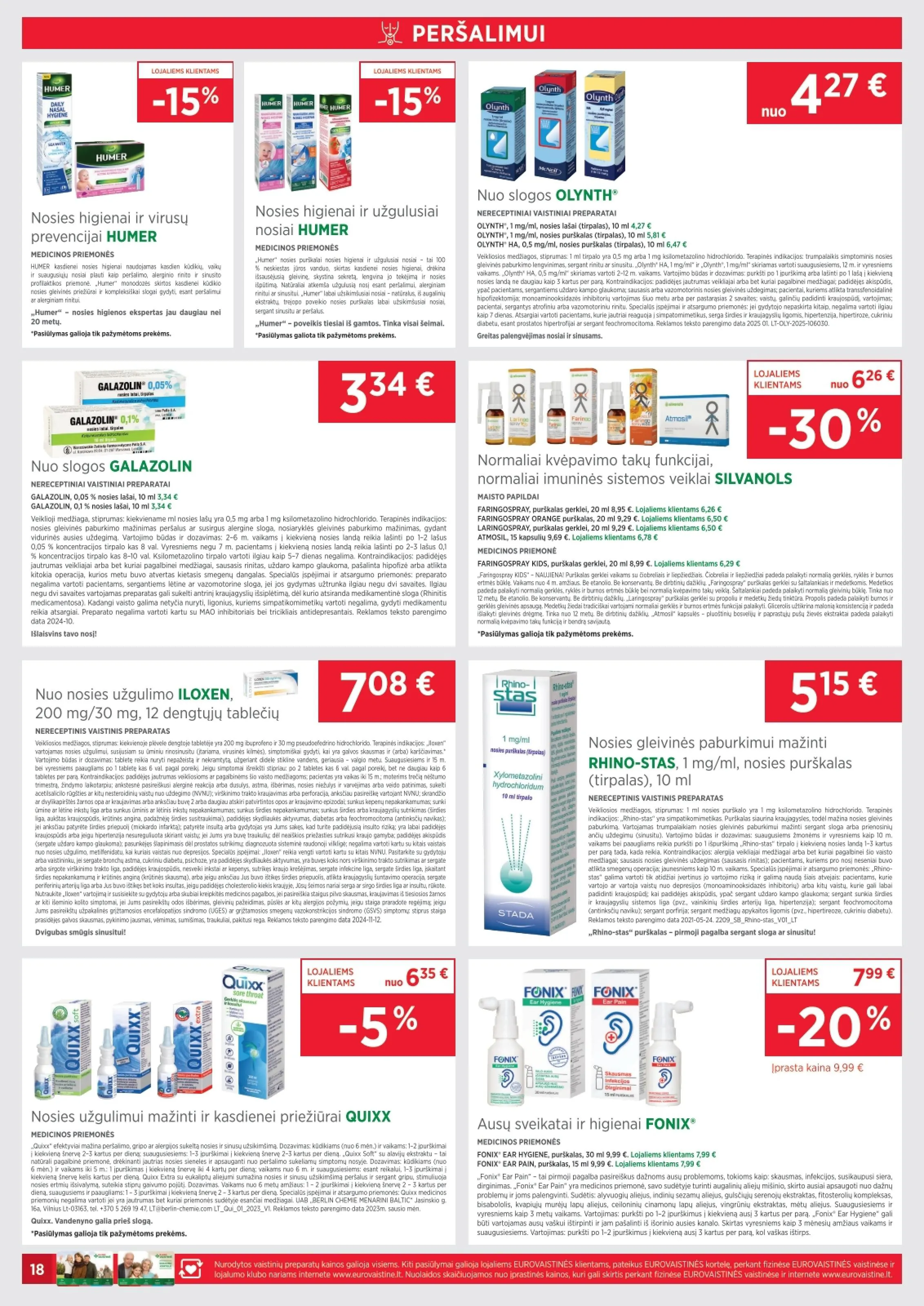 EUROVAISTINĖ akcijų ir nuolaidų leidinys nuo 2026.02.01 iki 2026.02.28 - 18