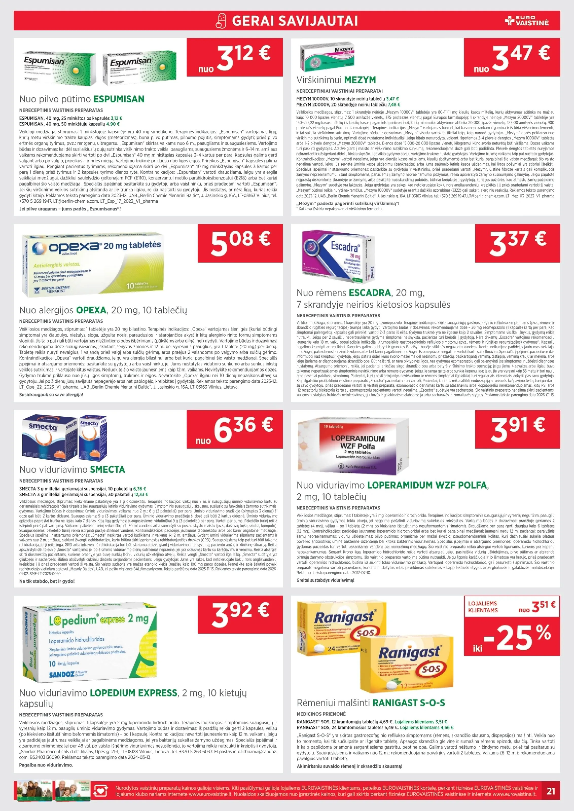 EUROVAISTINĖ akcijų ir nuolaidų leidinys nuo 2026.02.01 iki 2026.02.28 - 21